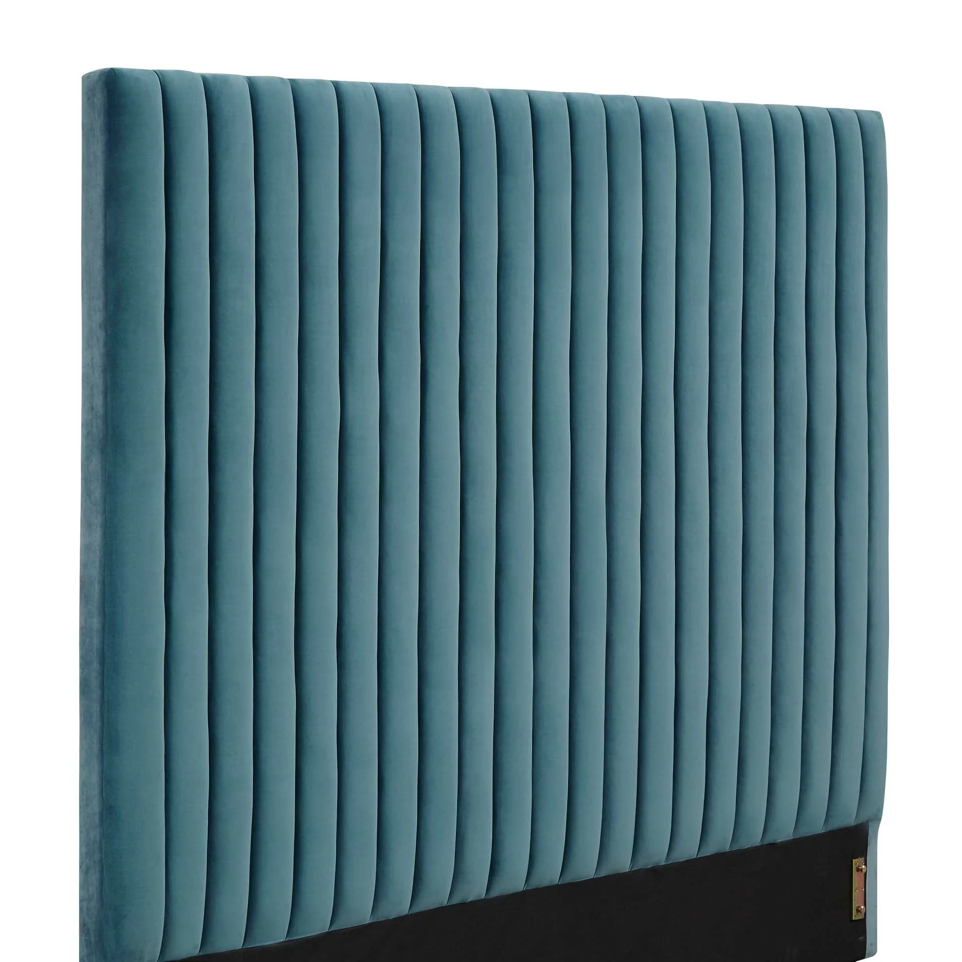 Ariah Velvet Bed Sea Blue - Image 4