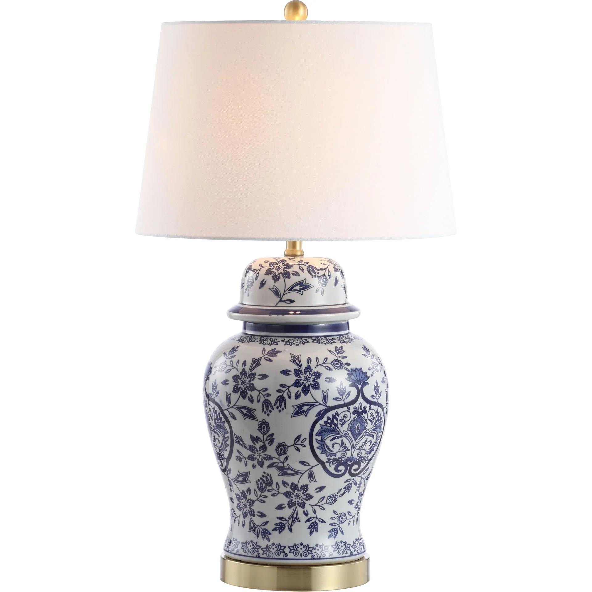 Ariela Table Lamps Blue/White (Set of 2) - Image 2