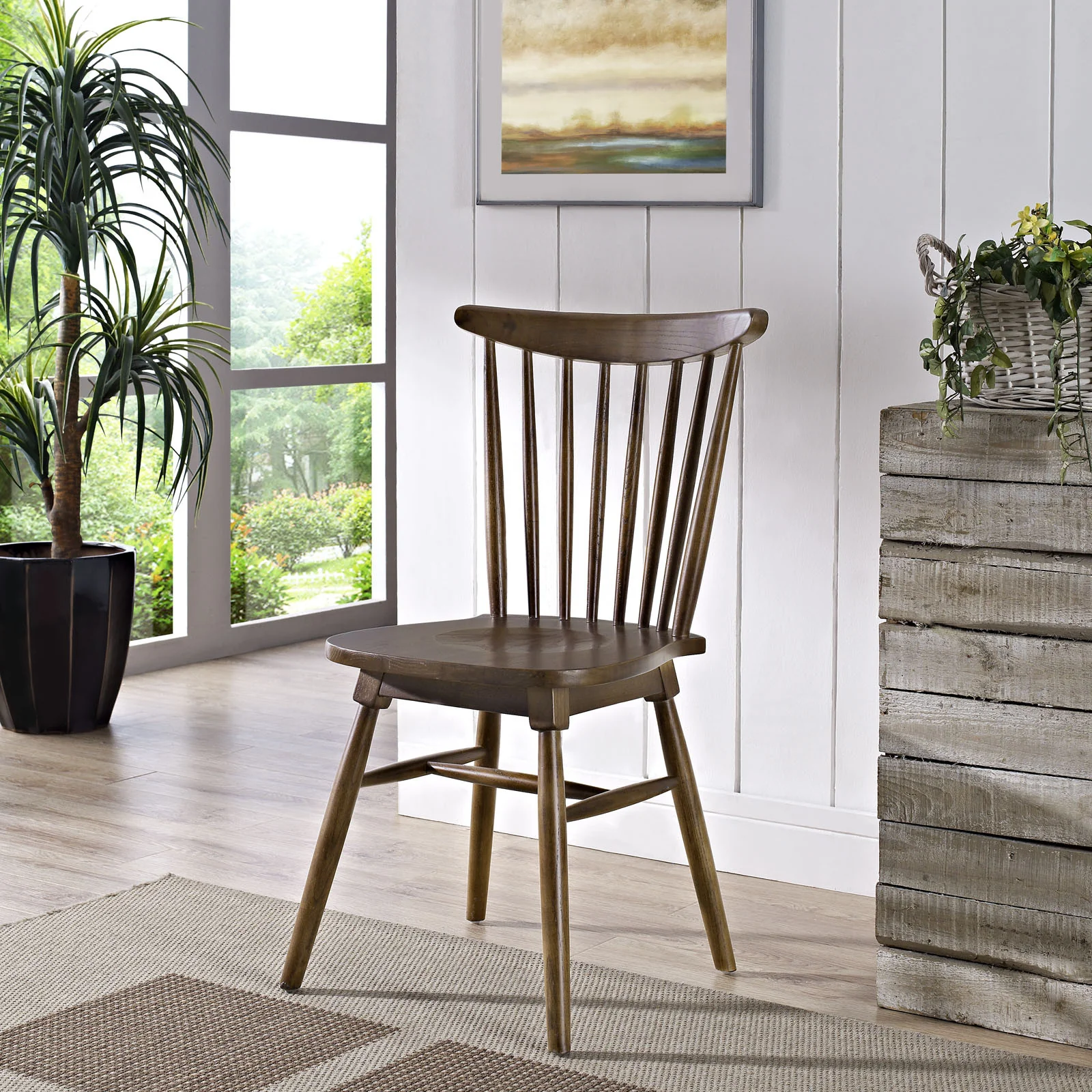 Arise Dining Side Chair Walnut - Image 4