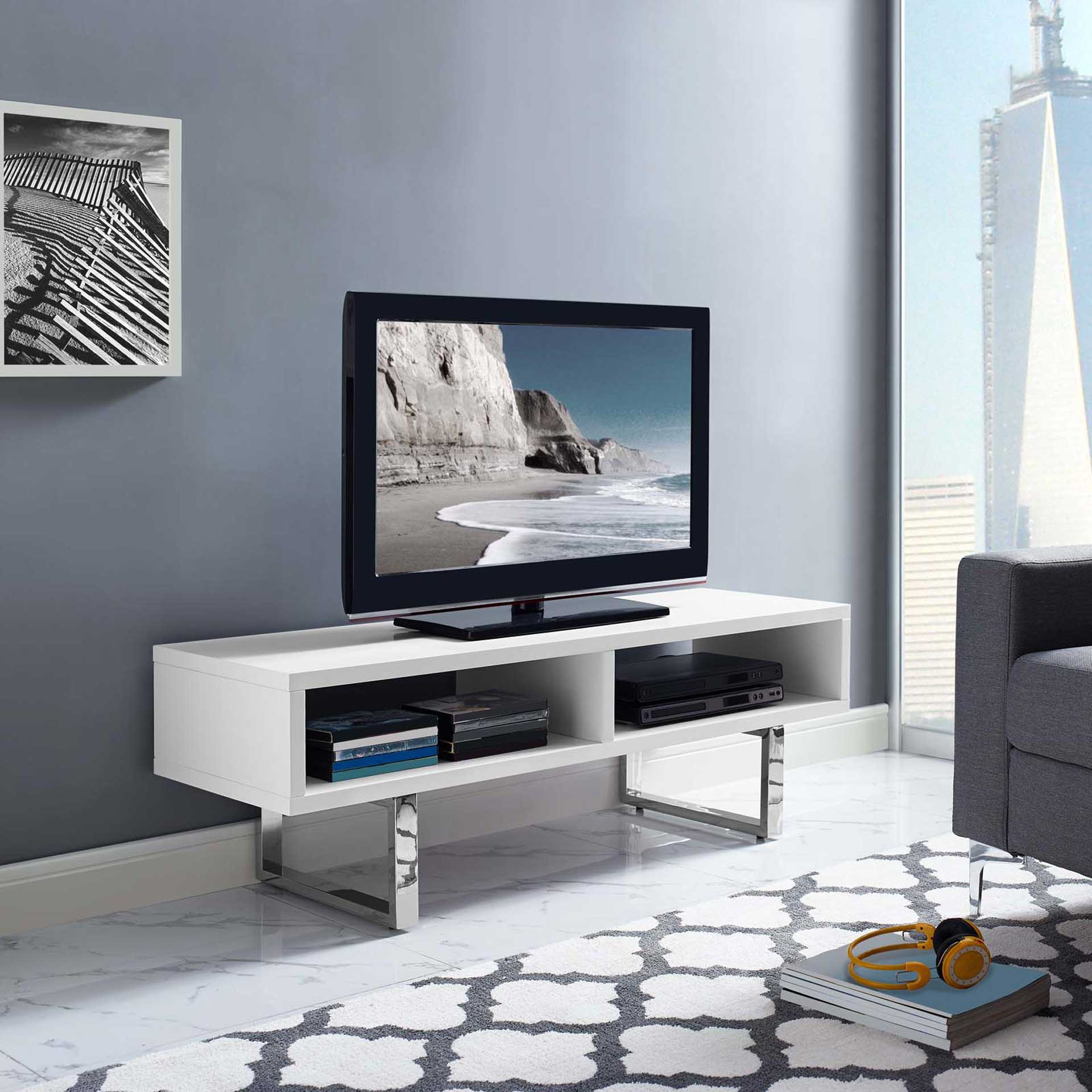 Arise Low Profile TV Stand White - Image 4