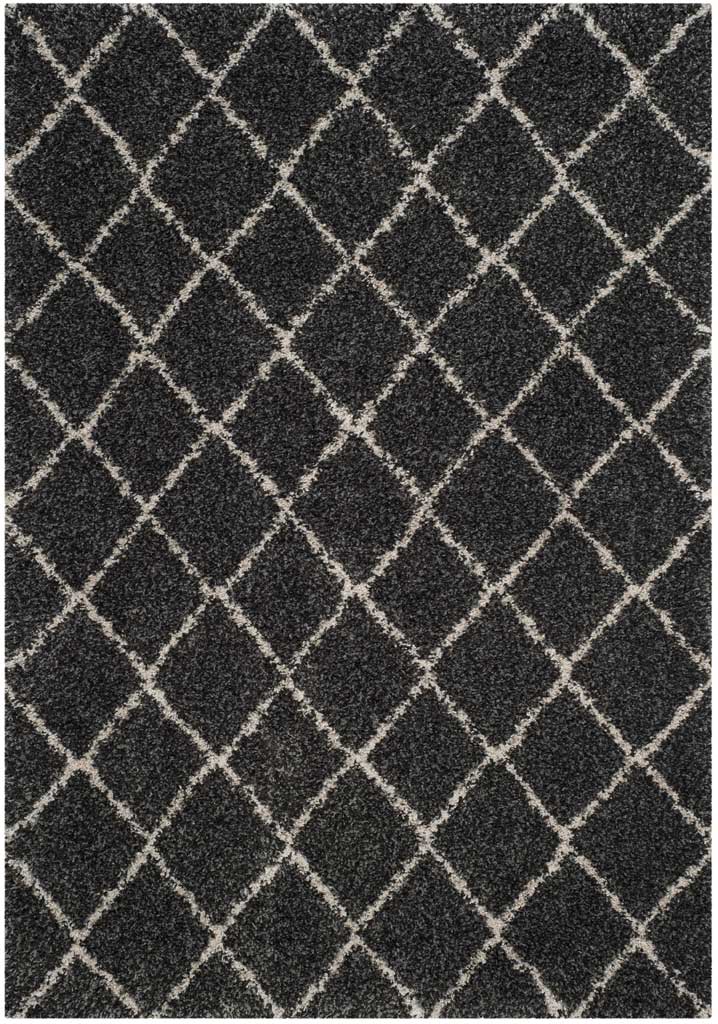 Arizona Shag Anthracite/Beige Area Rug - Image 2