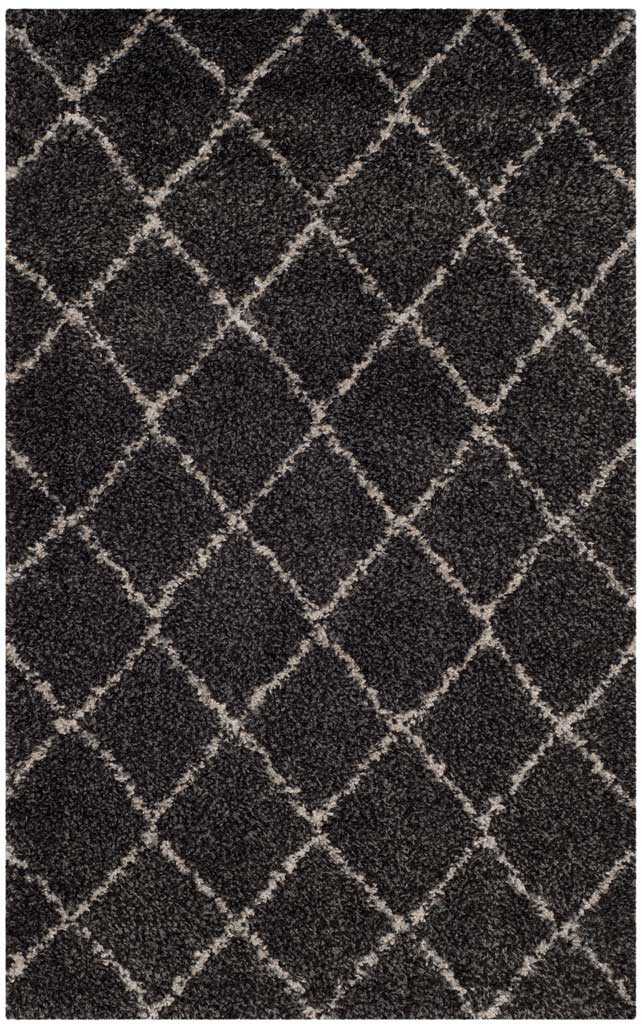 Arizona Shag Anthracite/Beige Area Rug - Image 3