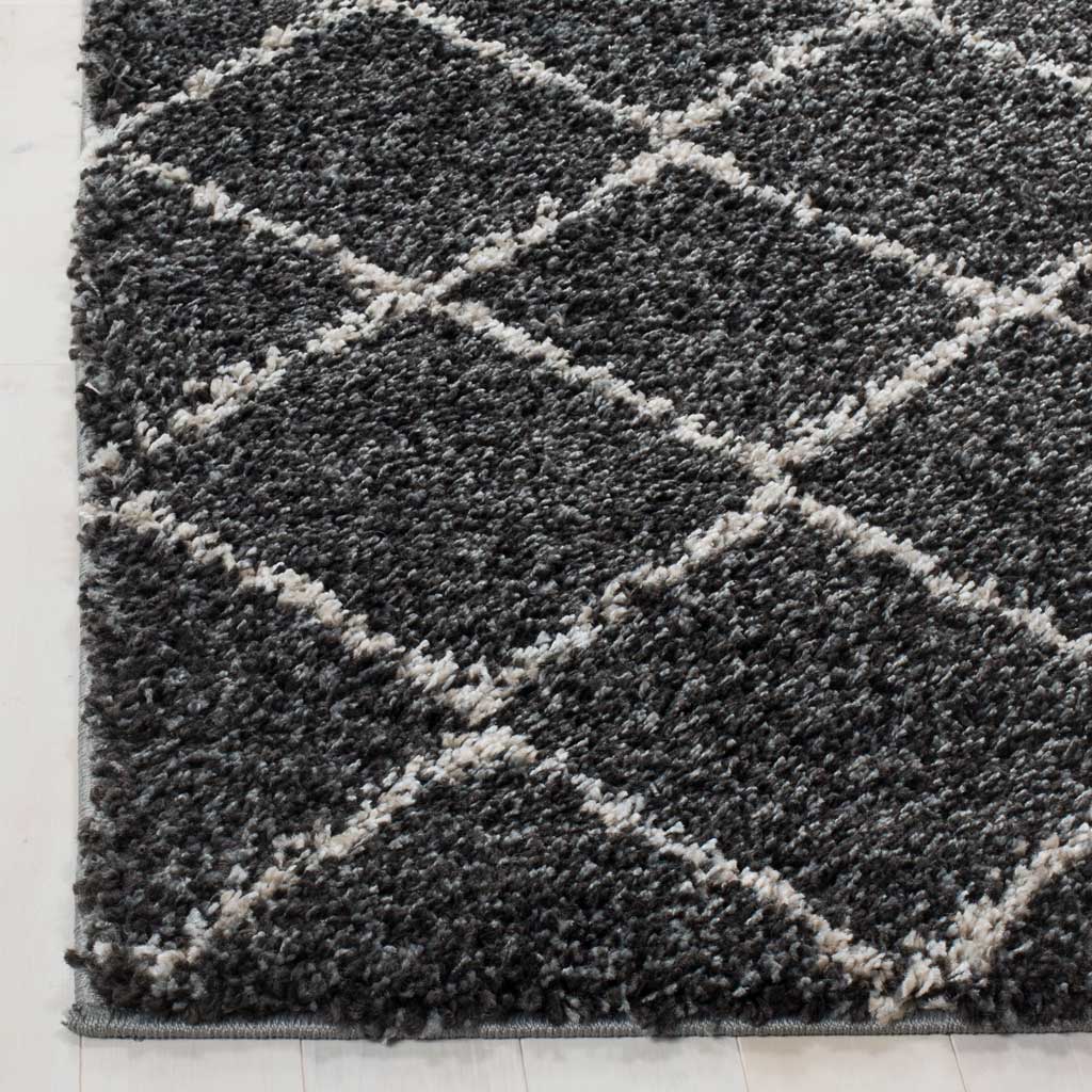 Arizona Shag Anthracite/Beige Area Rug - Image 4