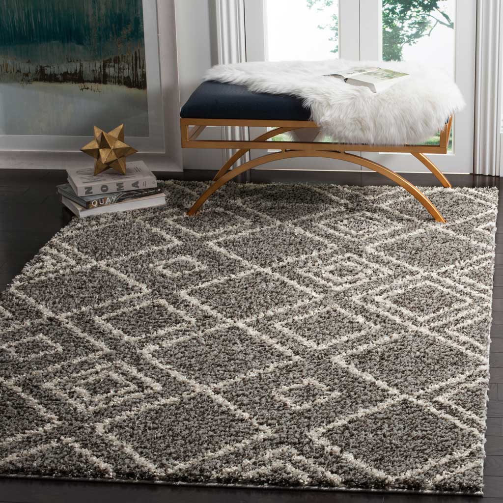 Arizona Shag Brown/Ivory Area Rug - Image 4