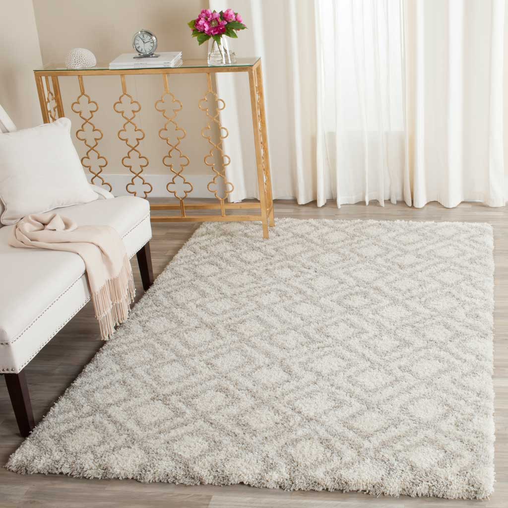 Arizona Shag Ivory/Beige Area Rug - Image 7