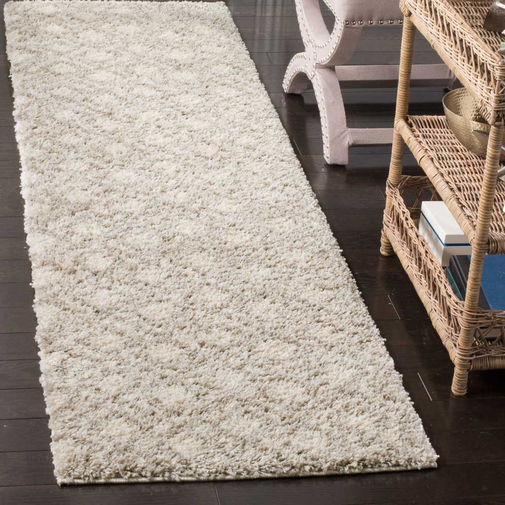 Arizona Shag Ivory/Beige Runner Rug - Image 2