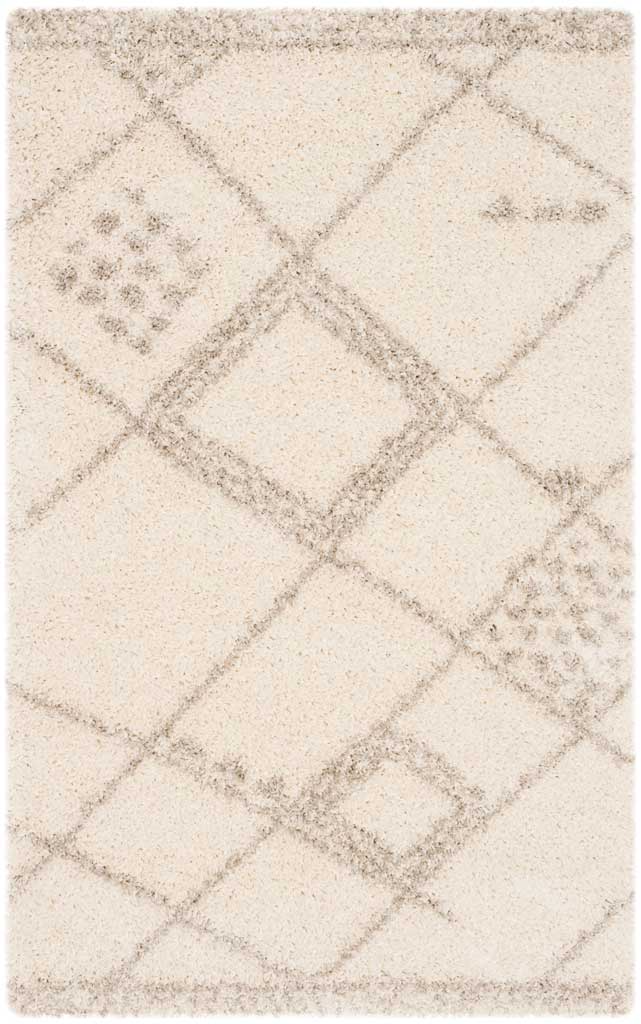Arizona Shag Ivory/Gray Area Rug - Image 5