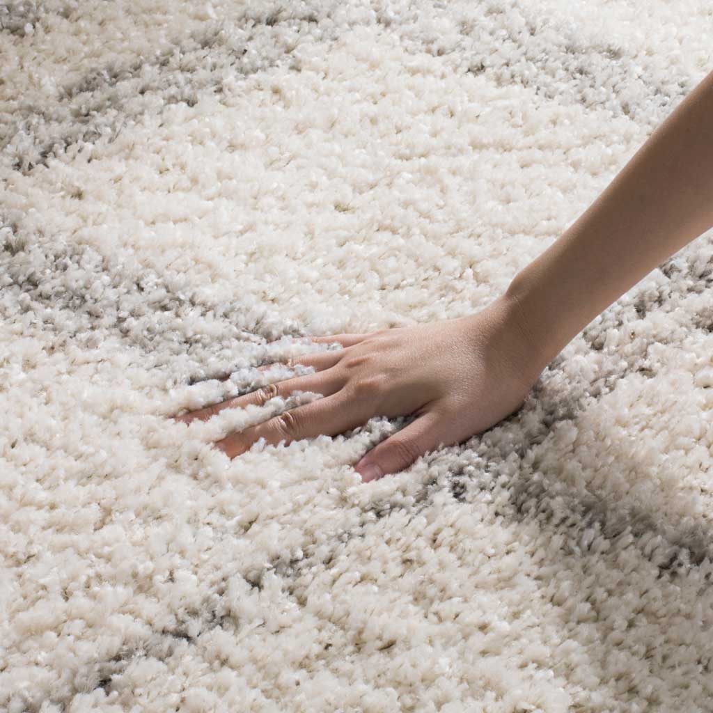 Arizona Shag Ivory/Gray Area Rug - Image 7