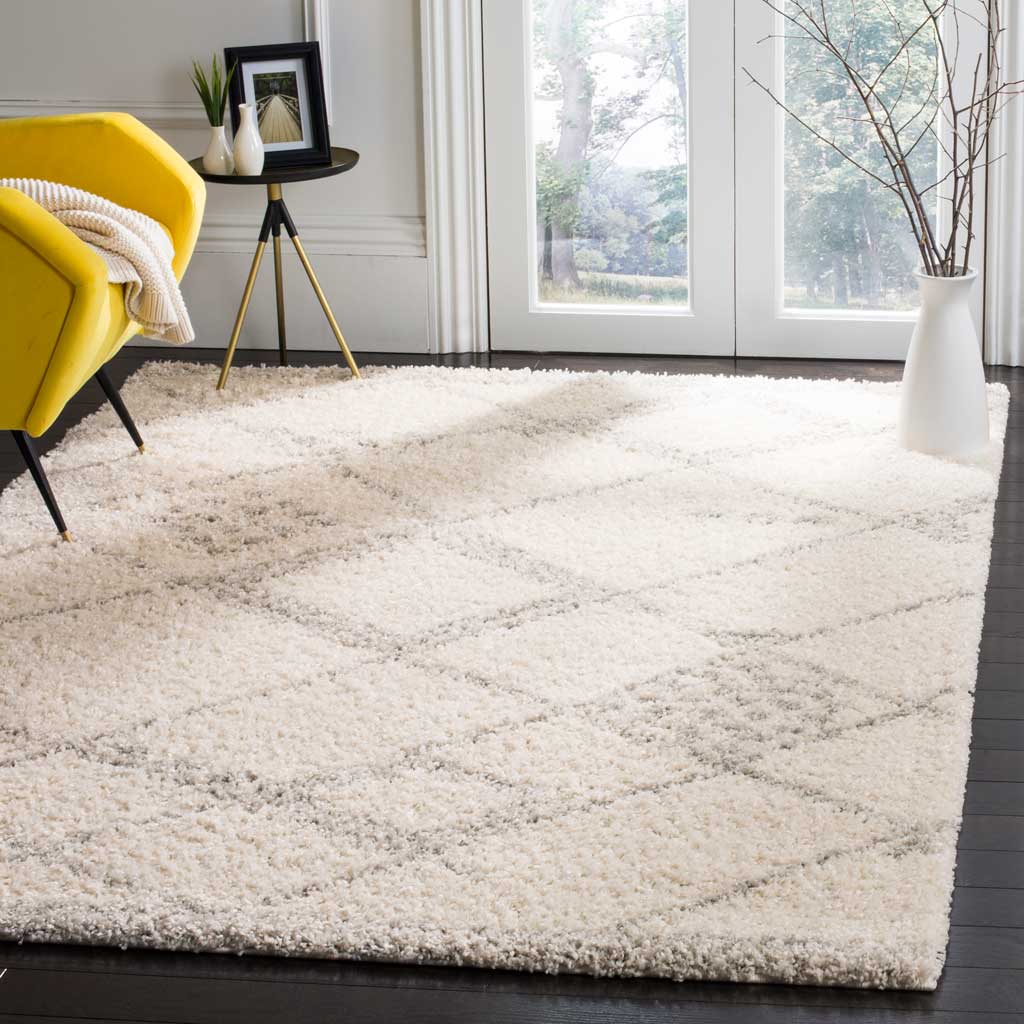 Arizona Shag Ivory/Gray Area Rug - Image 9