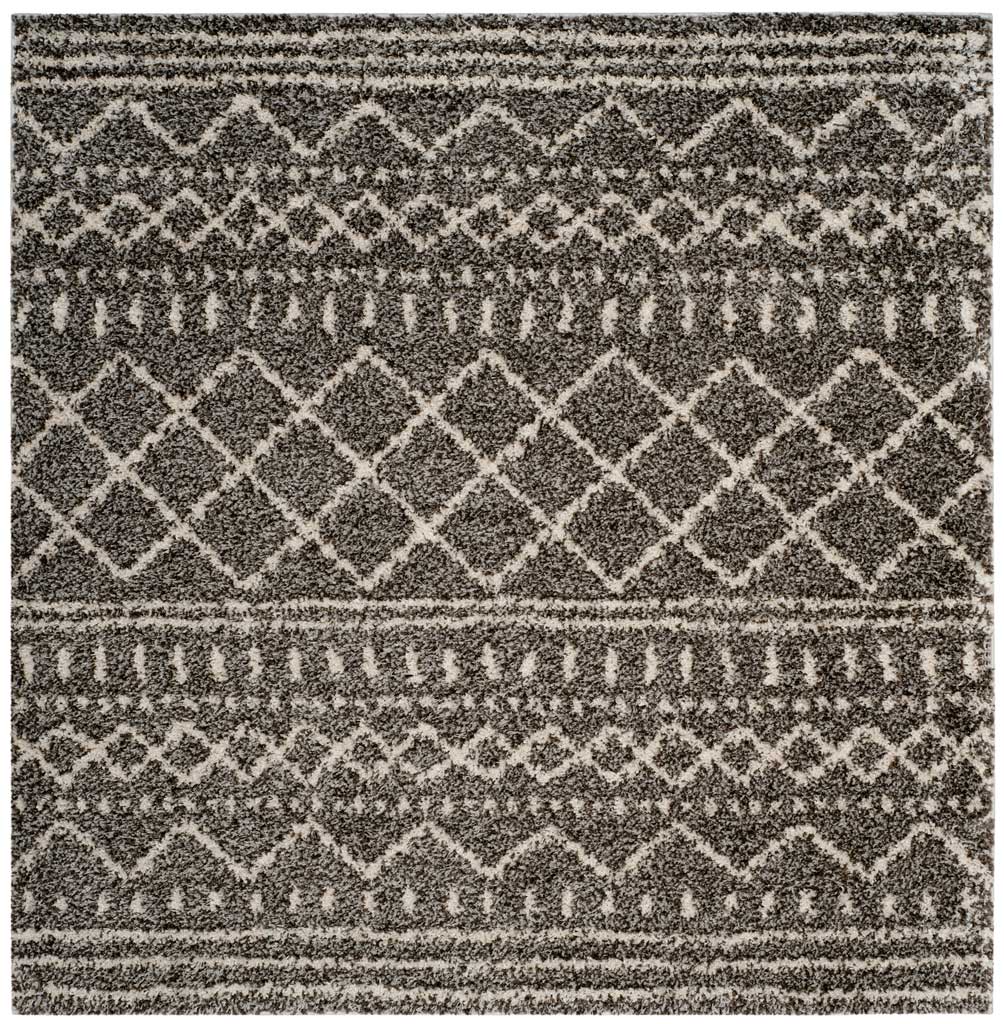 Arizona Shag Tribal Brown/Ivory Area Rug - Image 2