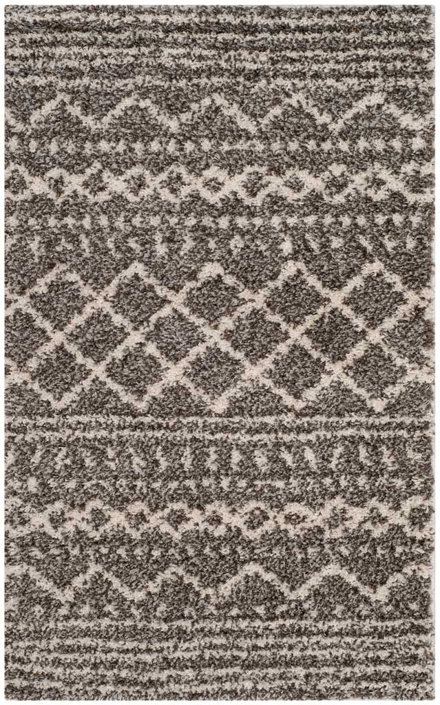 Arizona Shag Tribal Brown/Ivory Area Rug - Image 3