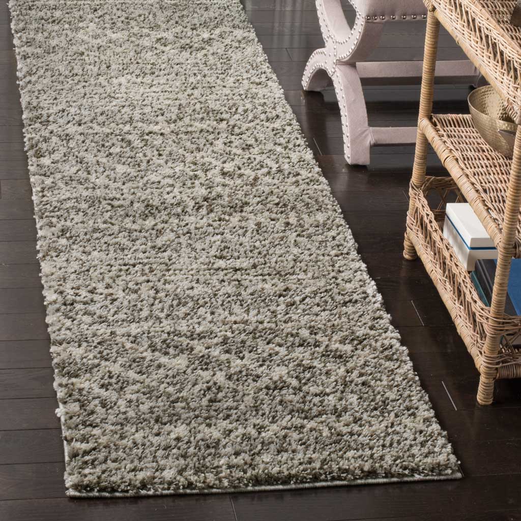 Arizona Shag Tribal Brown/Ivory Runner Rug - Image 2