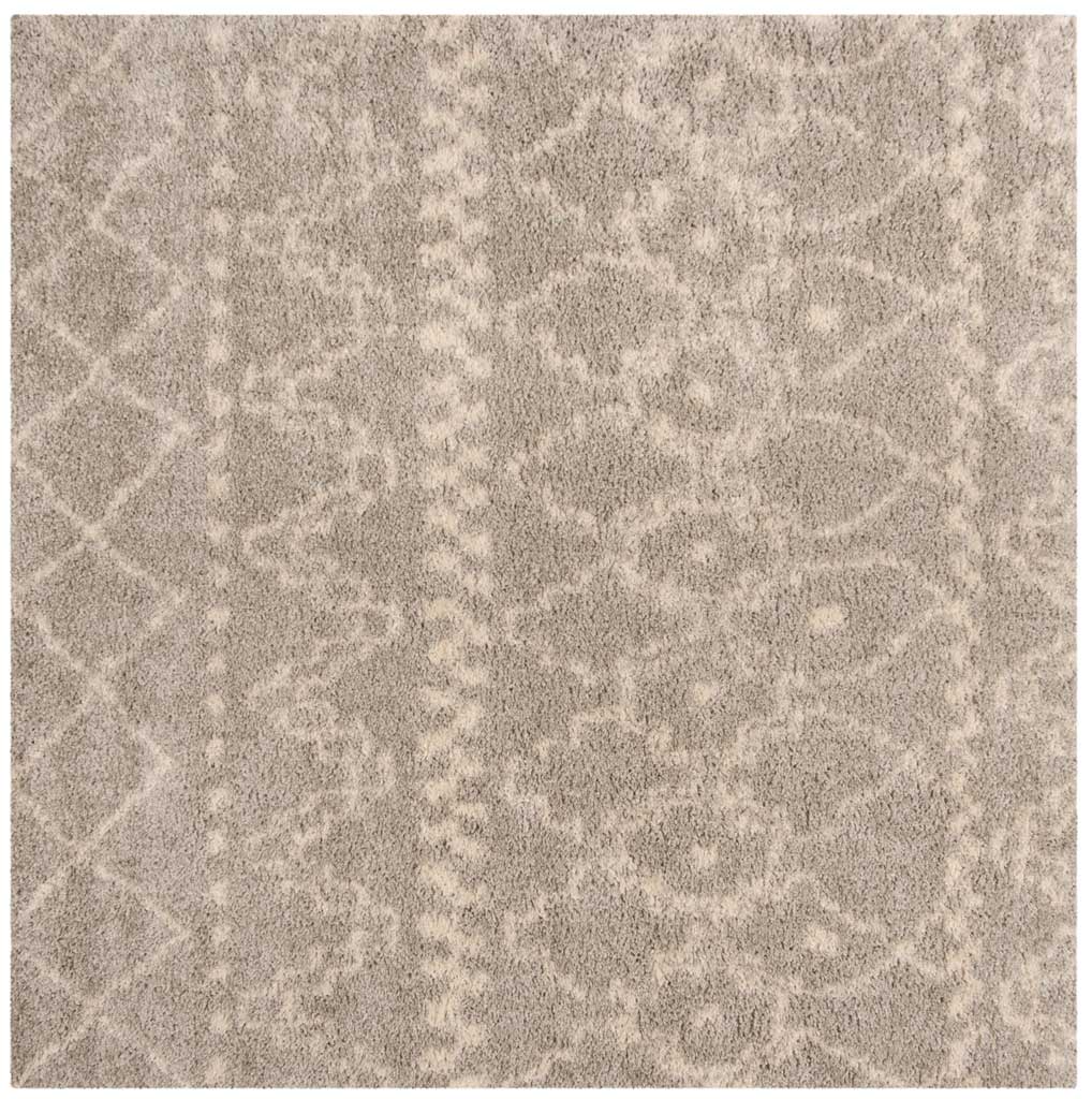 Arizona Shag Tribal Gray/Ivory Area Rug - Image 2