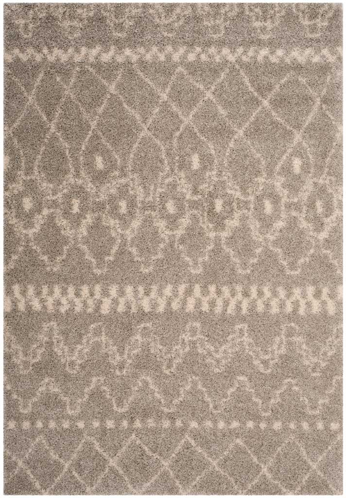 Arizona Shag Tribal Gray/Ivory Area Rug - Image 3