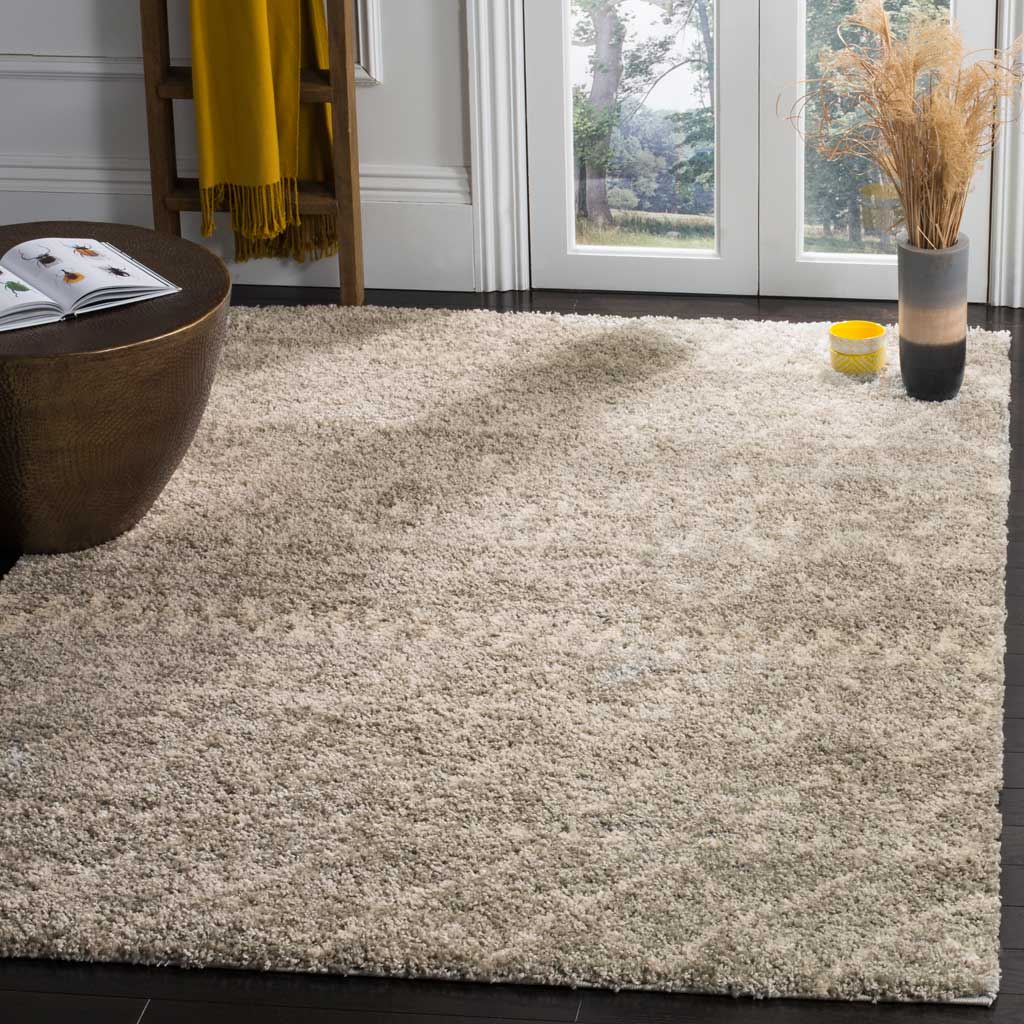 Arizona Shag Tribal Gray/Ivory Area Rug - Image 7