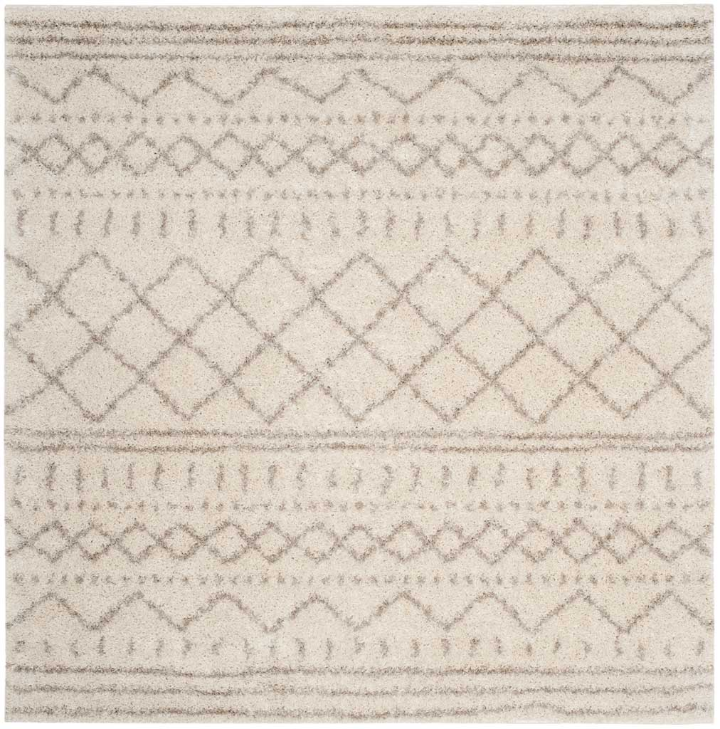 Arizona Shag Tribal Ivory/Beige Area Rug - Image 2