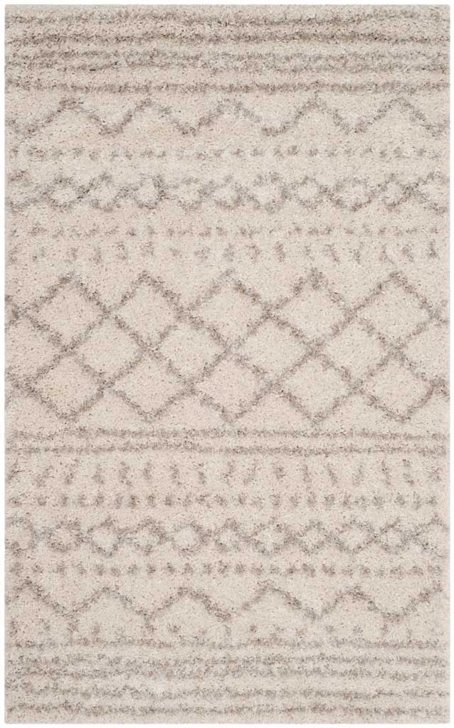 Arizona Shag Tribal Ivory/Beige Area Rug - Image 3
