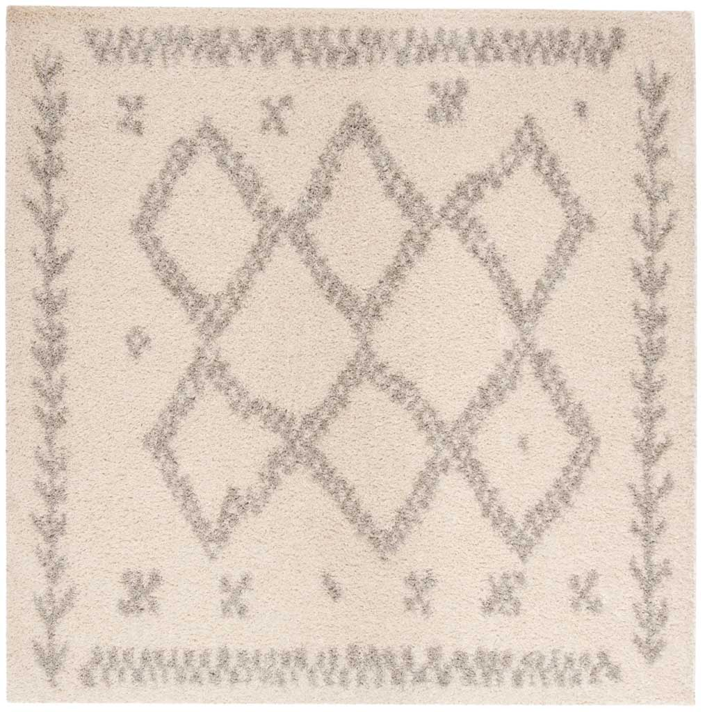 Arizona Shag Tribal Ivory/Gray Area Rug - Image 2