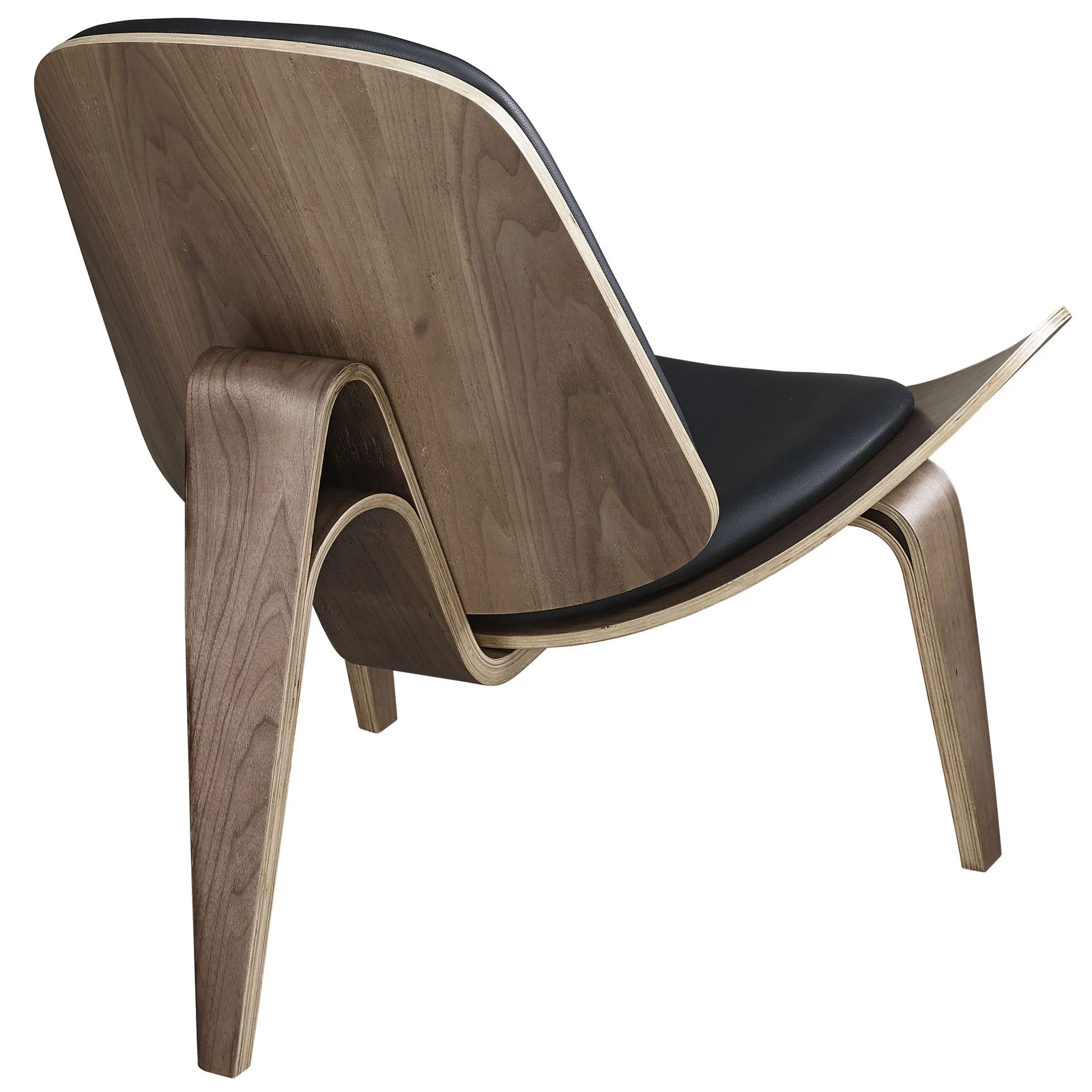 Ark Lounge Chair Walnut Black - Image 4