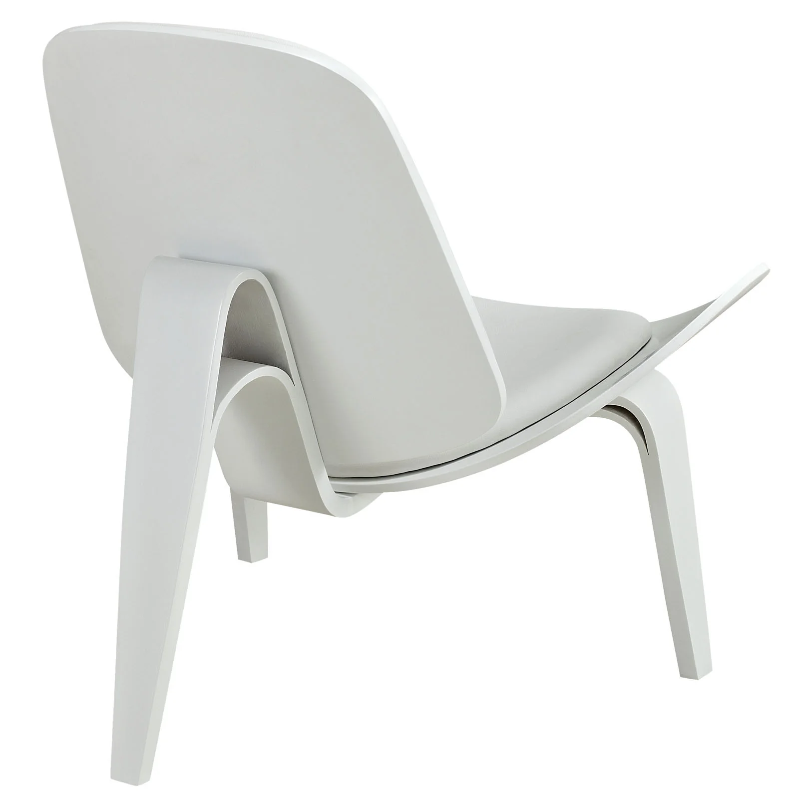 Ark Lounge Chair White White - Image 4