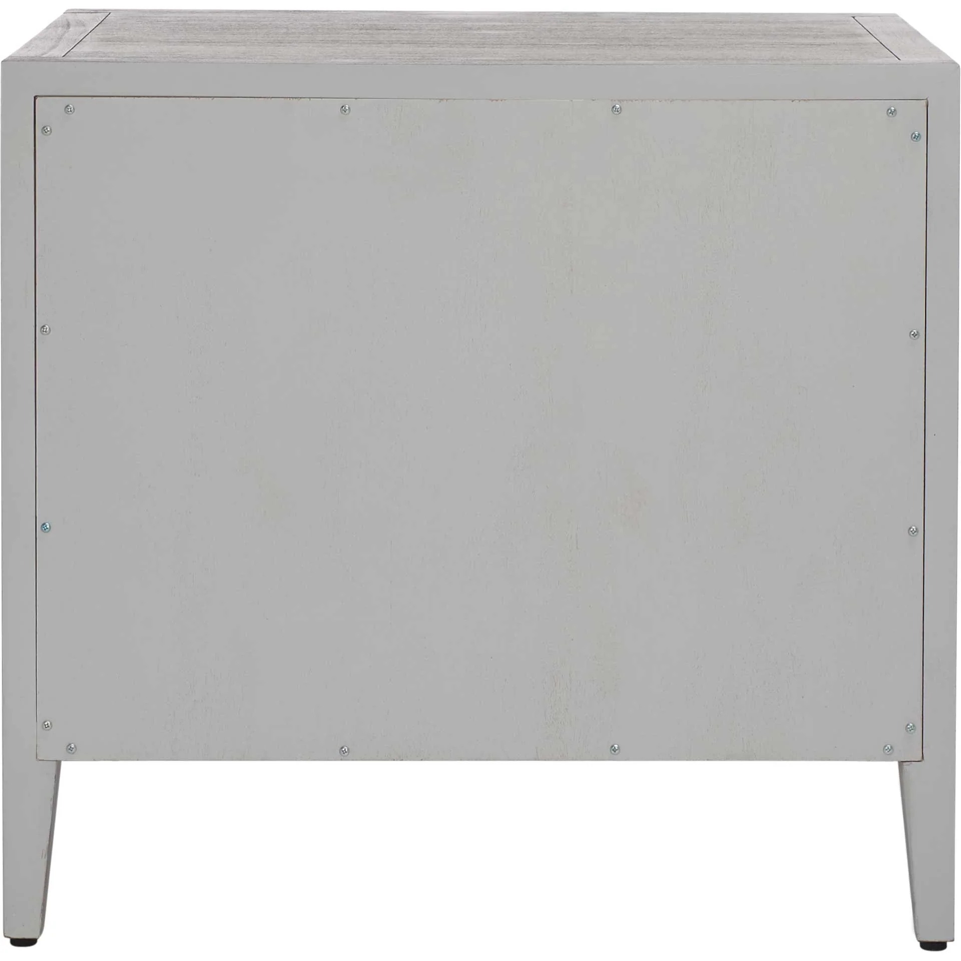 Arleana 1 Drawer Wood Nightstand Light Gray - Image 3