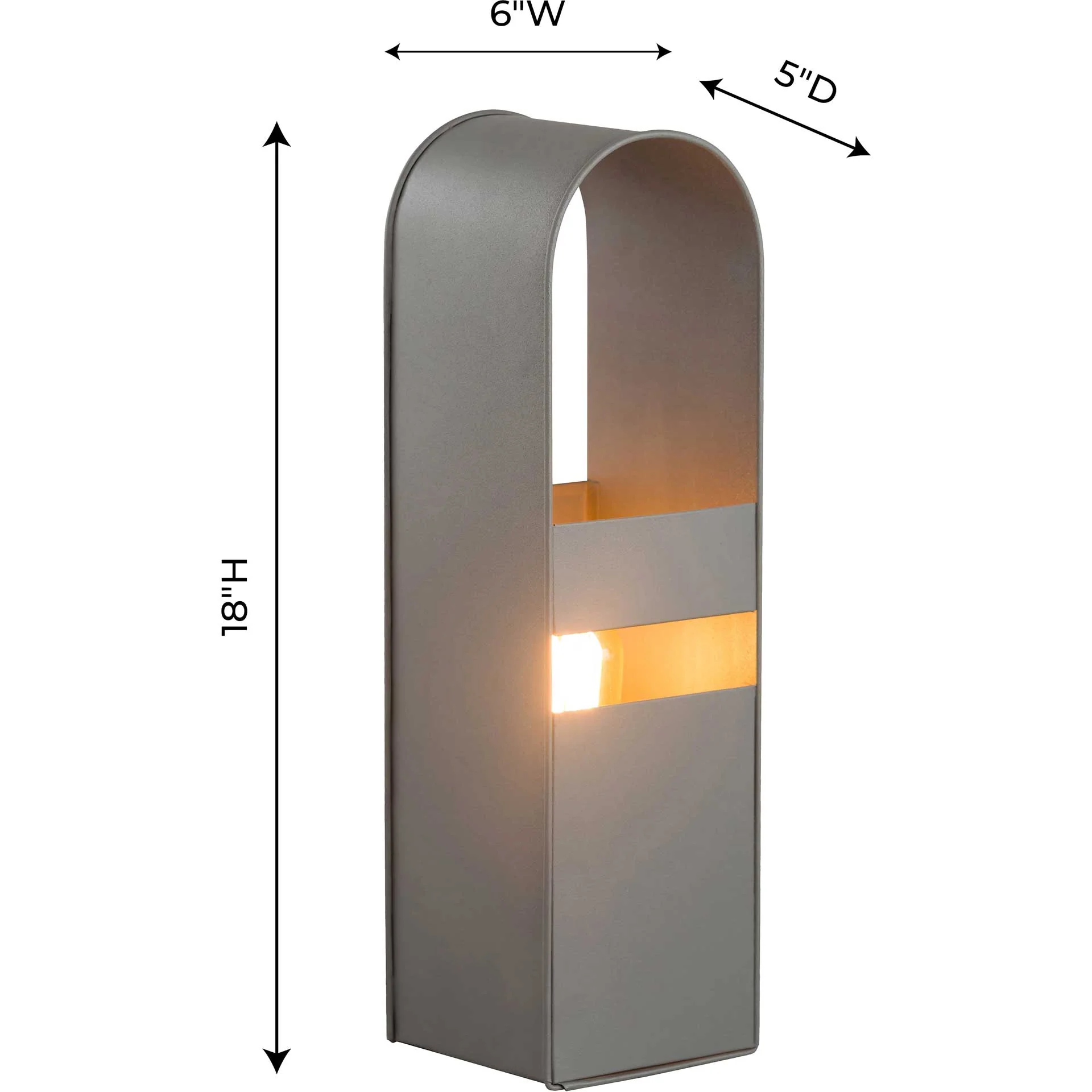 Arleana Table Lamp Gray - Image 5