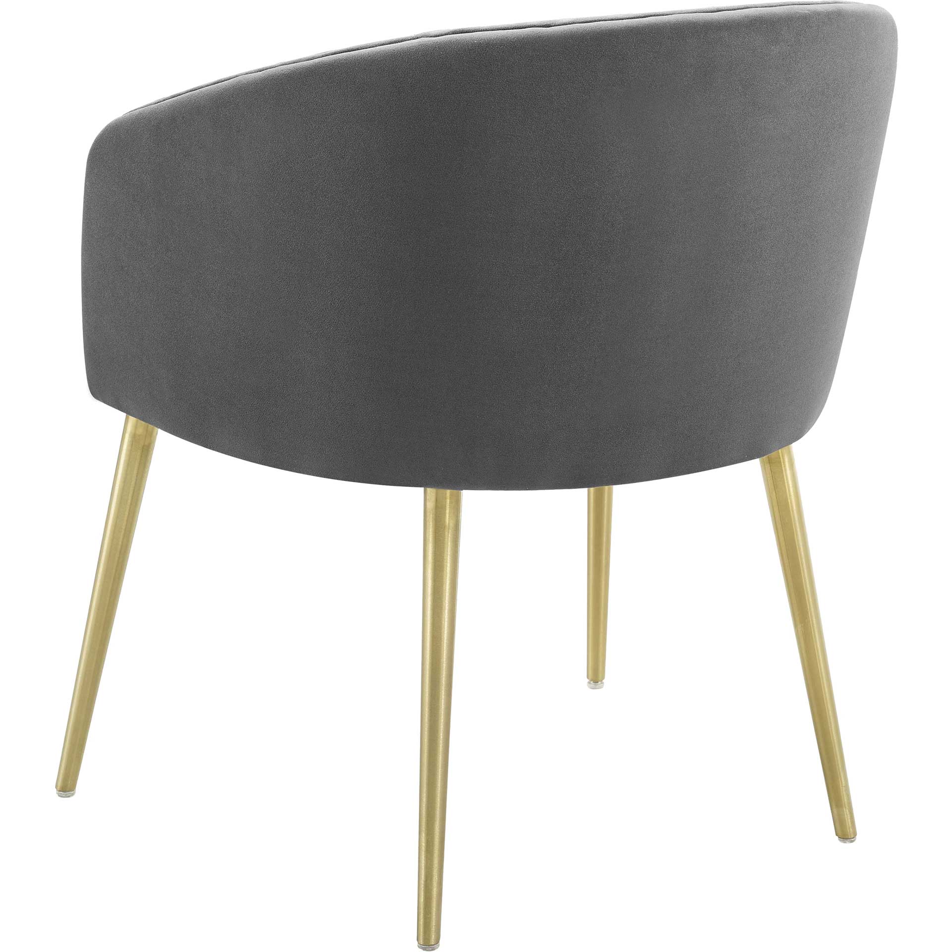 Arlette Velvet Dining Chair Gray - Image 3
