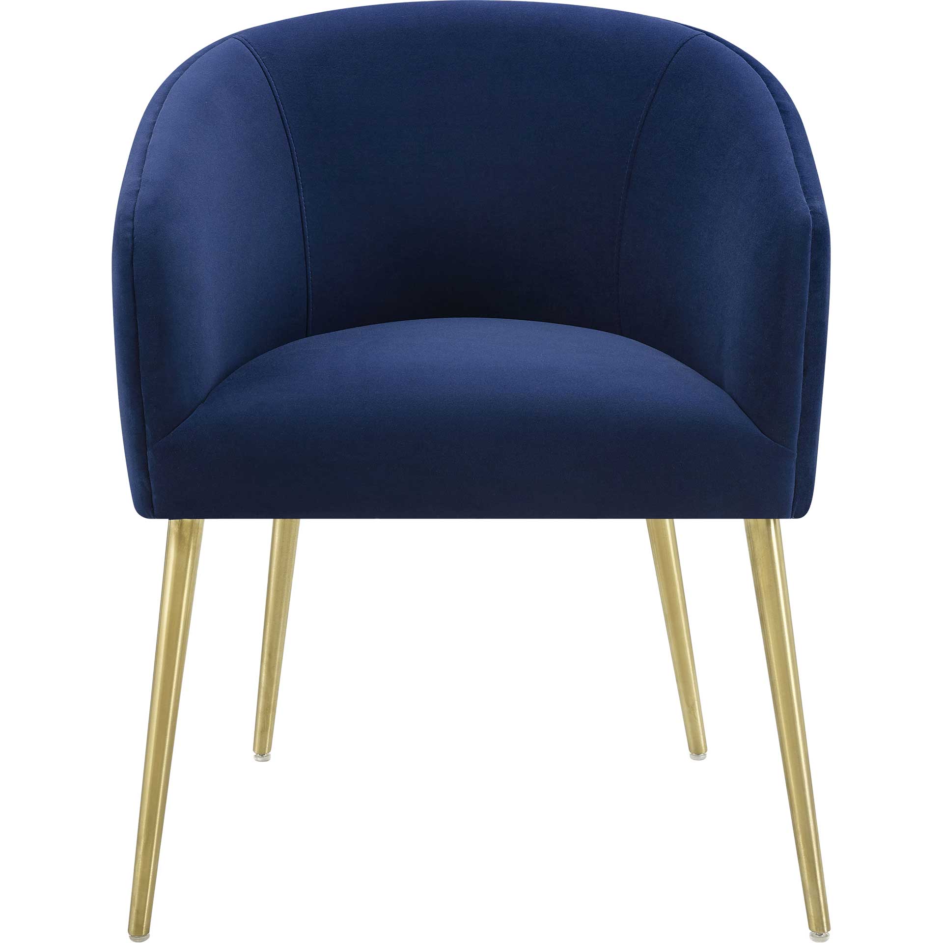 Arlette Velvet Dining Chair Navy - Image 2