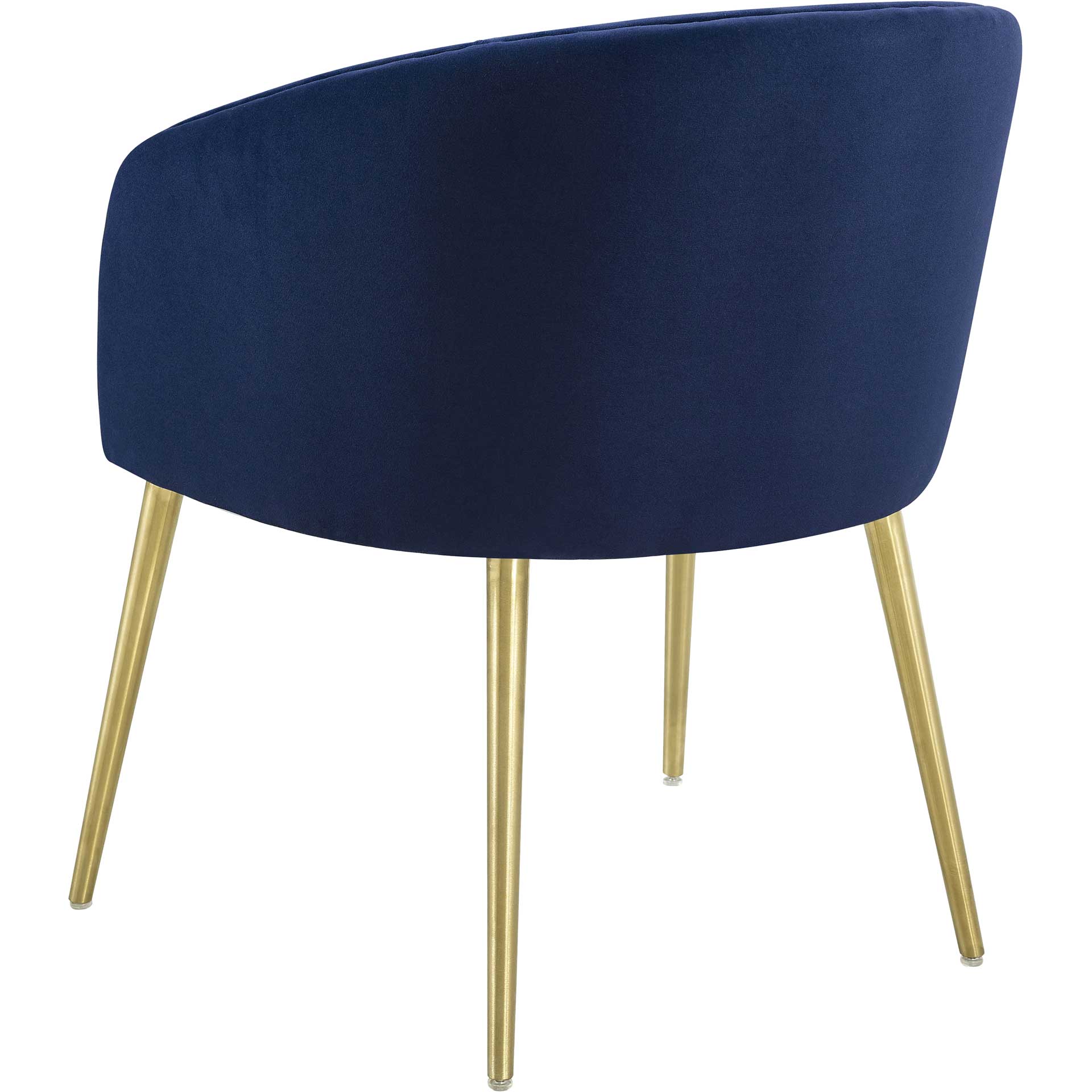 Arlette Velvet Dining Chair Navy - Image 3