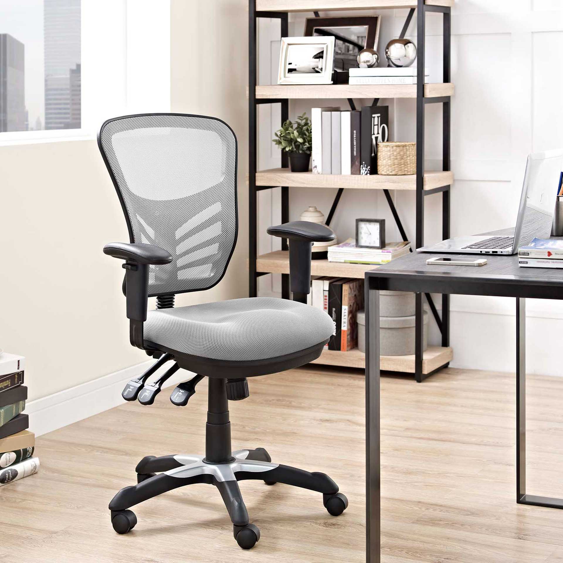 Arlo Mesh Office Chair Gray - Image 5