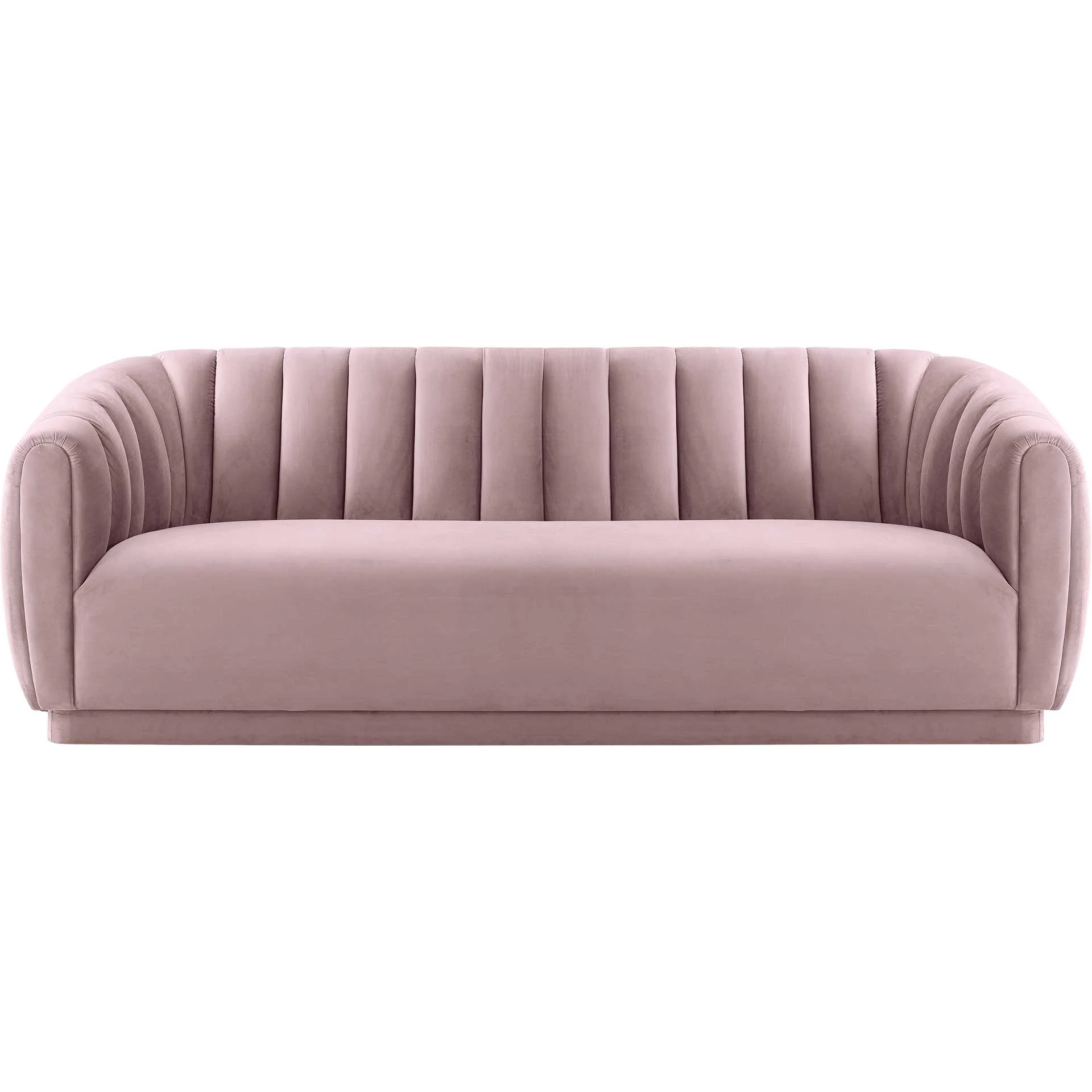 Arnold Velvet Sofa Mauve - Image 2