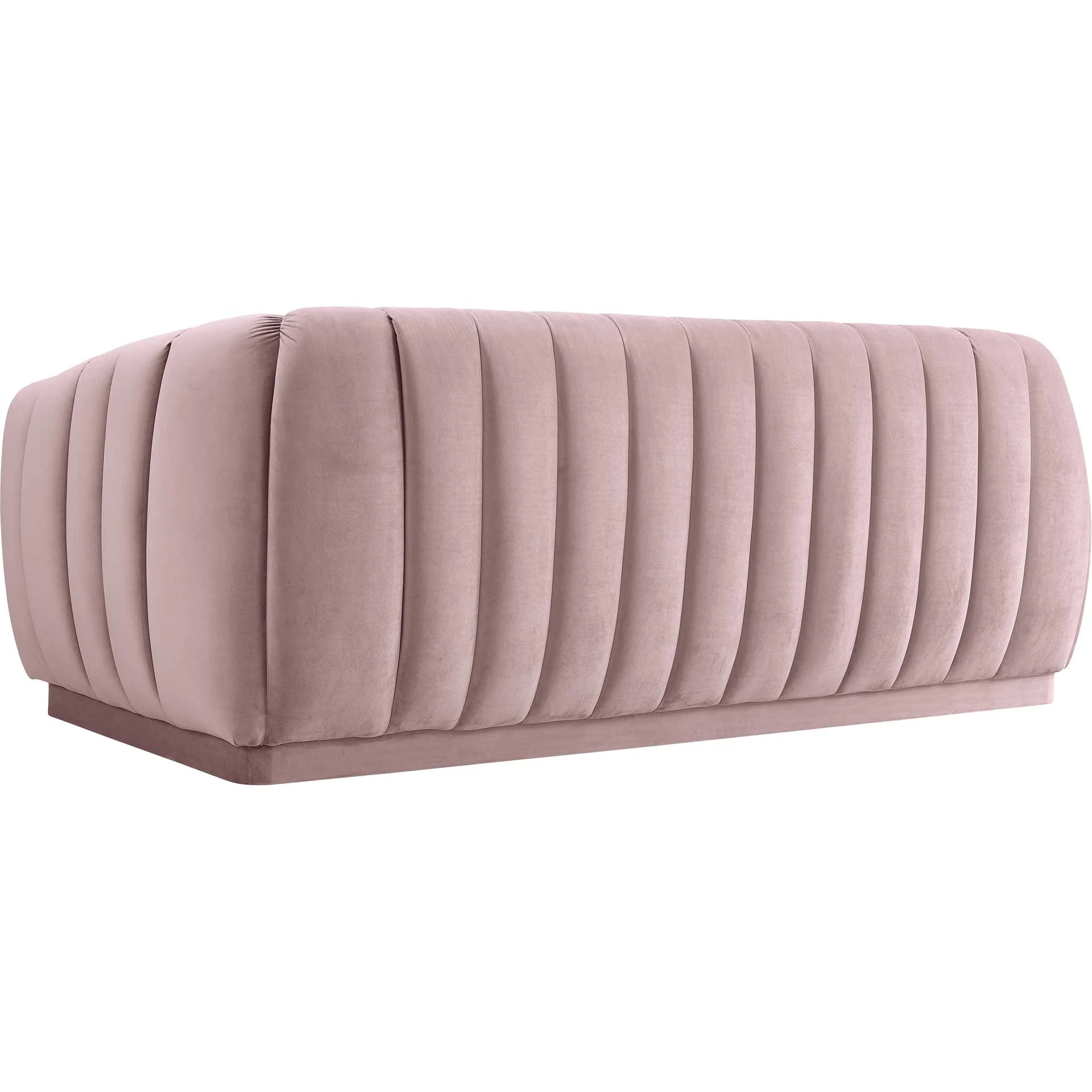 Arnold Velvet Sofa Mauve - Image 3