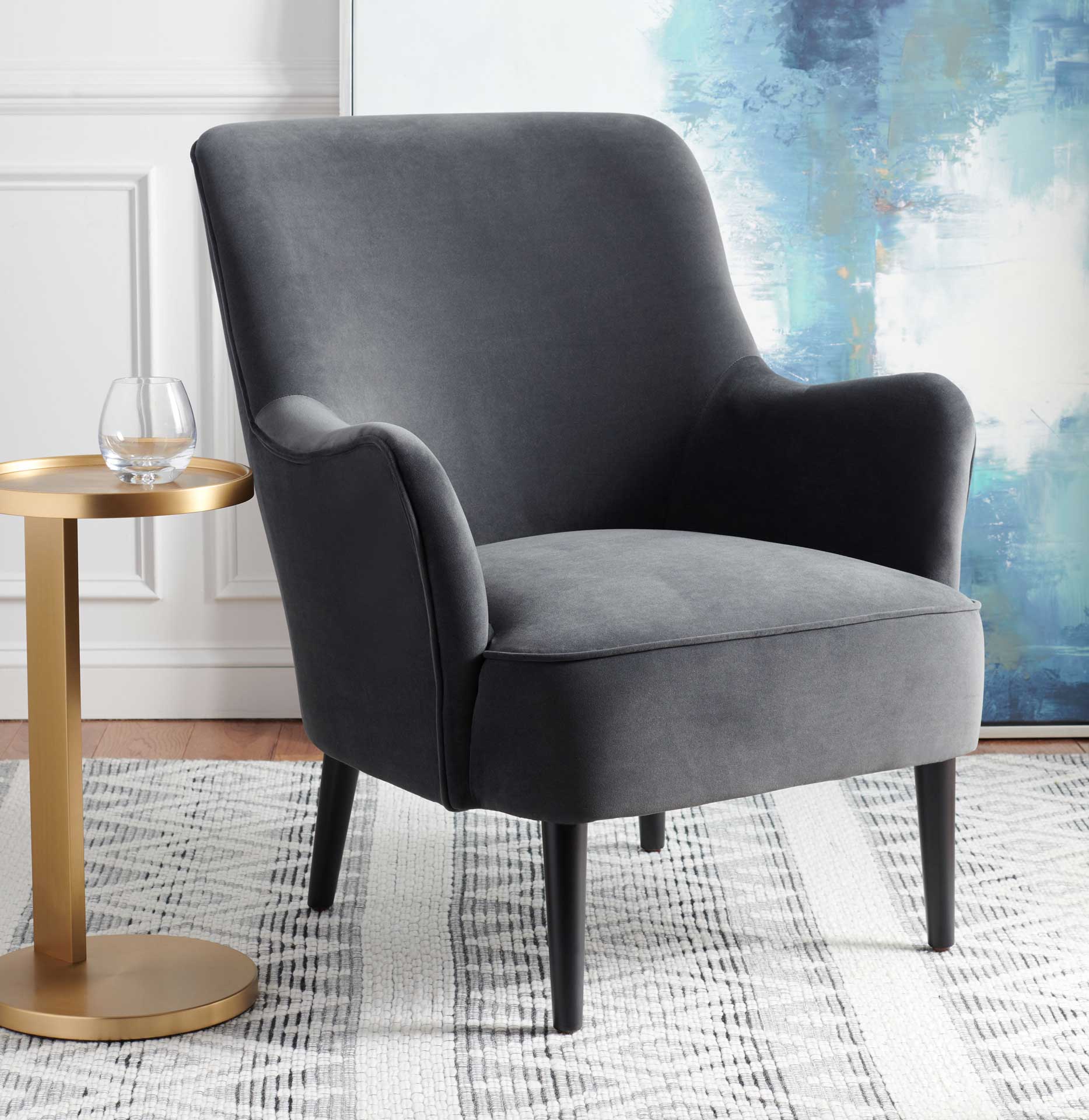 Arrow Accent Chair Black - Image 4