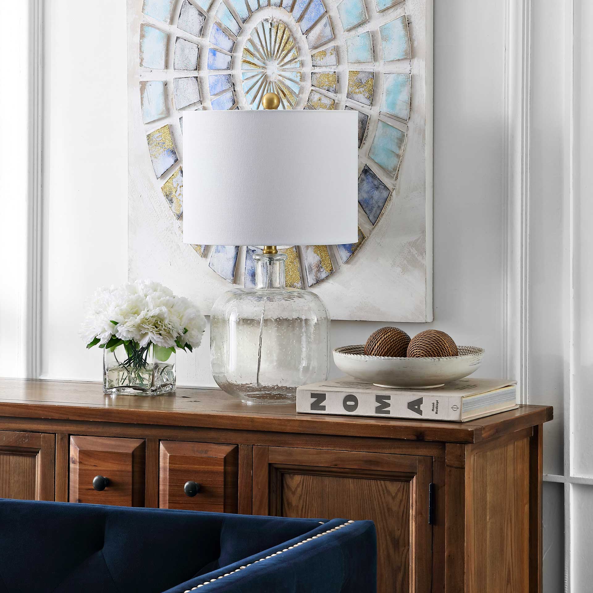 Artemis Table Lamp Clear/Brass Gold - Image 3