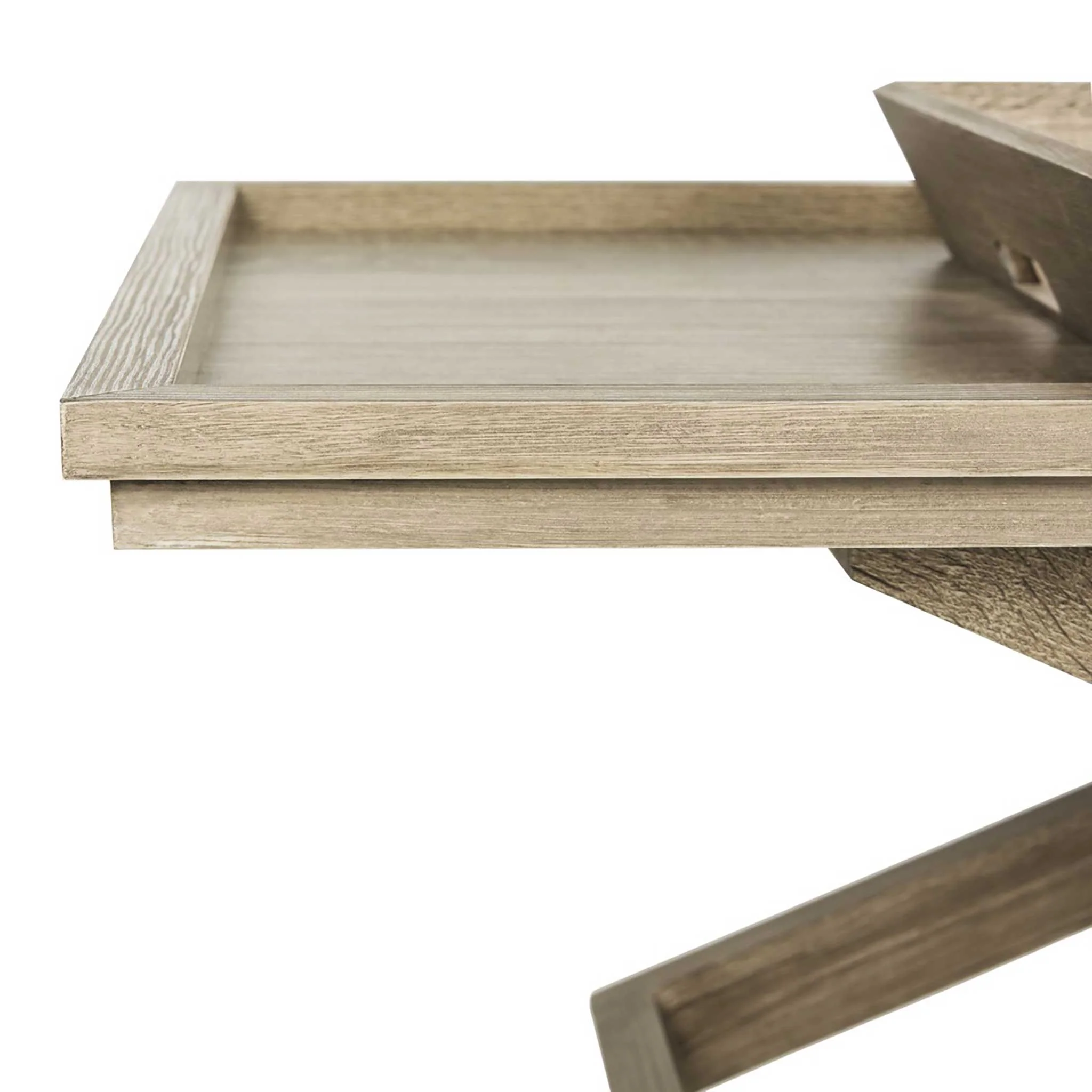 Arthur Cross Leg Coffee Table With Tray - Image 5