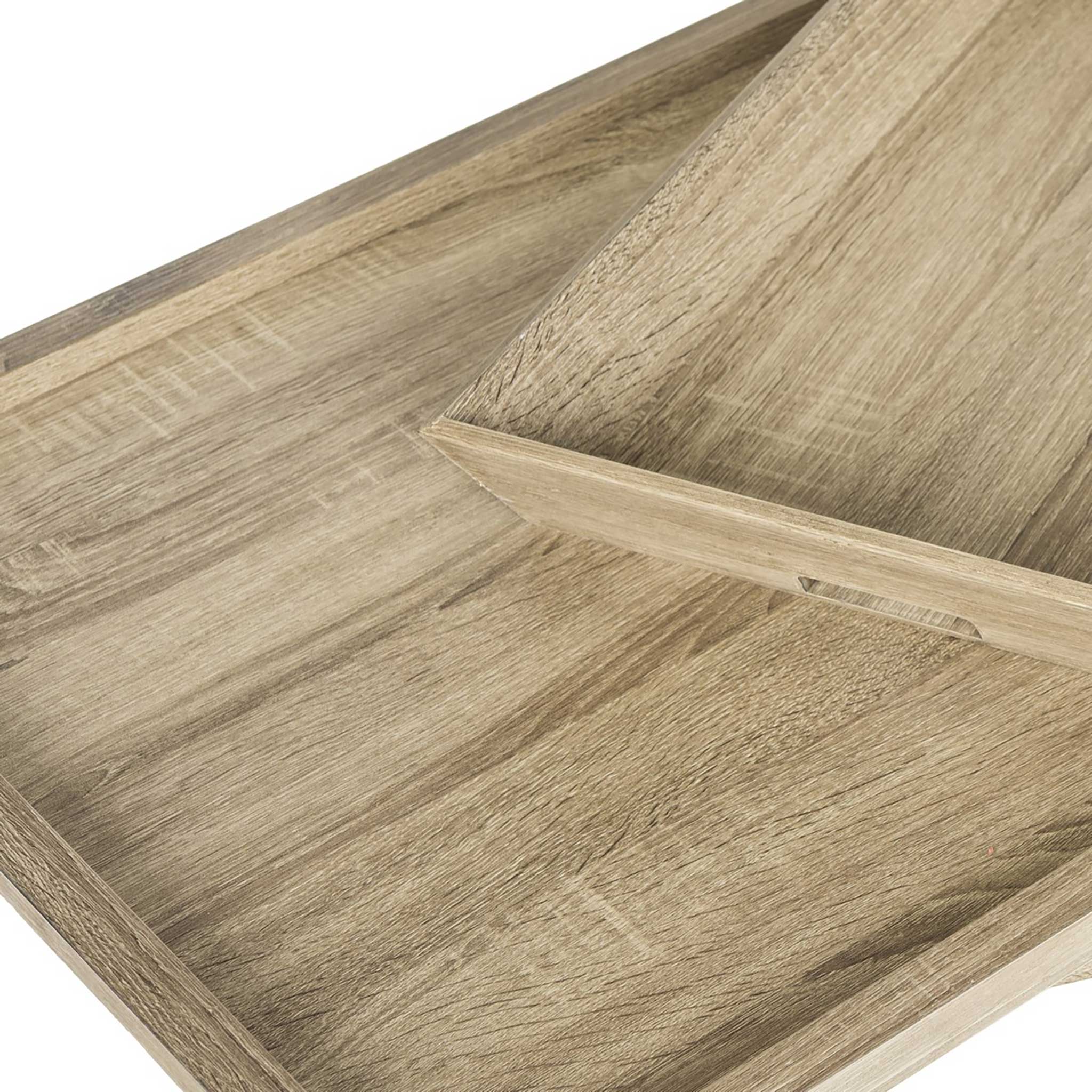 Arthur Cross Leg Coffee Table With Tray - Image 7