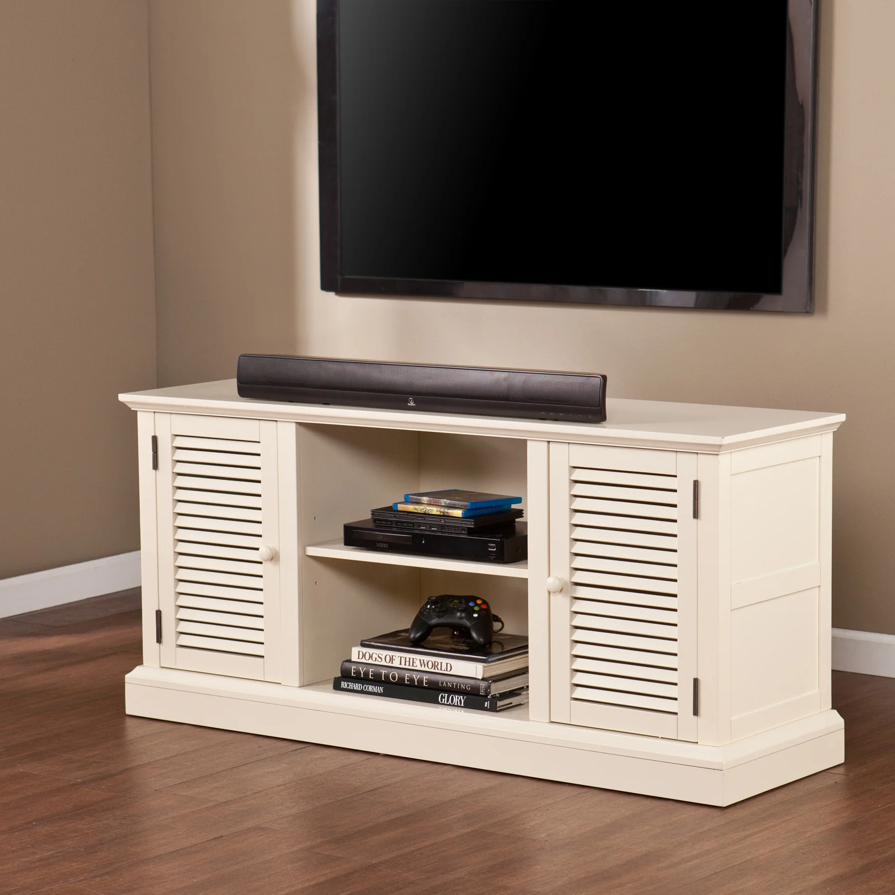 Arthur Media Stand Antique White - Image 5
