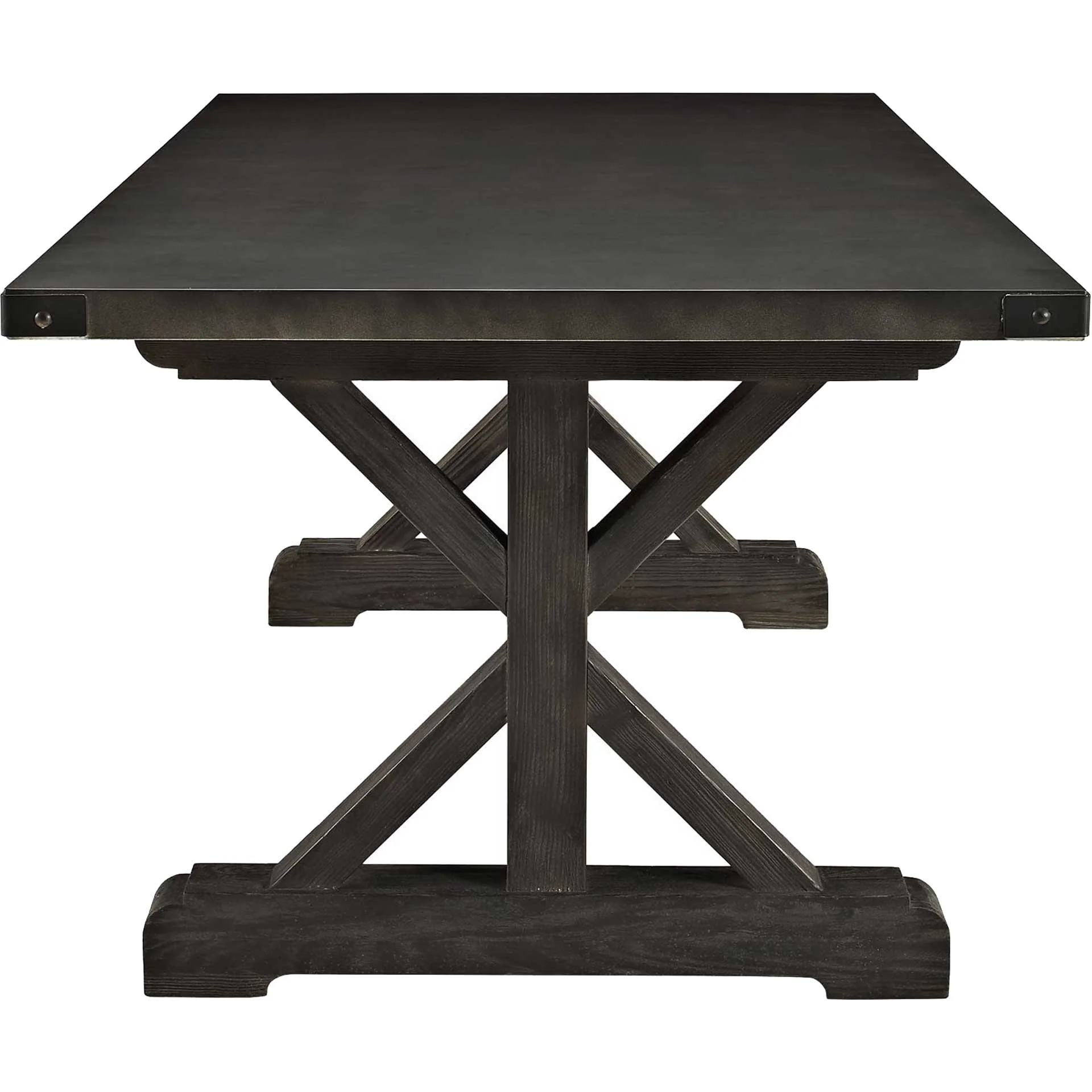 Arthur Wood Dining Table Black - Image 3