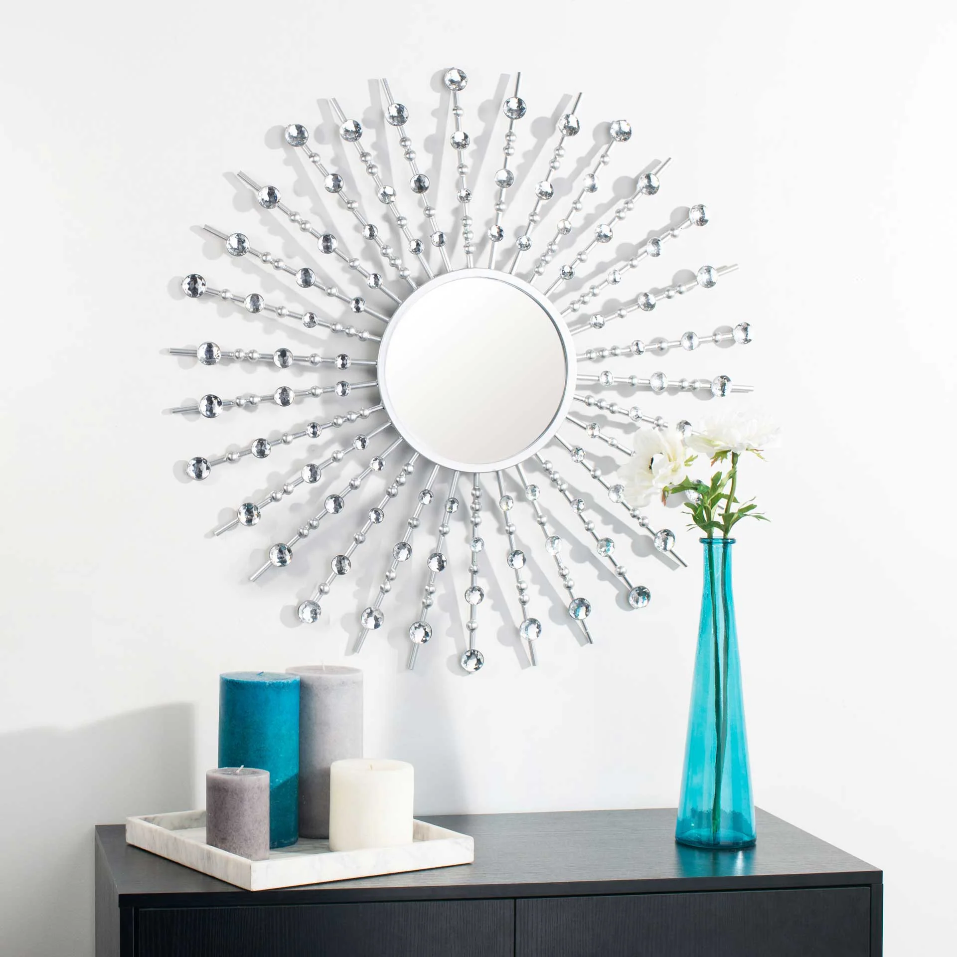 Articulate Sunburst Mirror Silver - Image 3