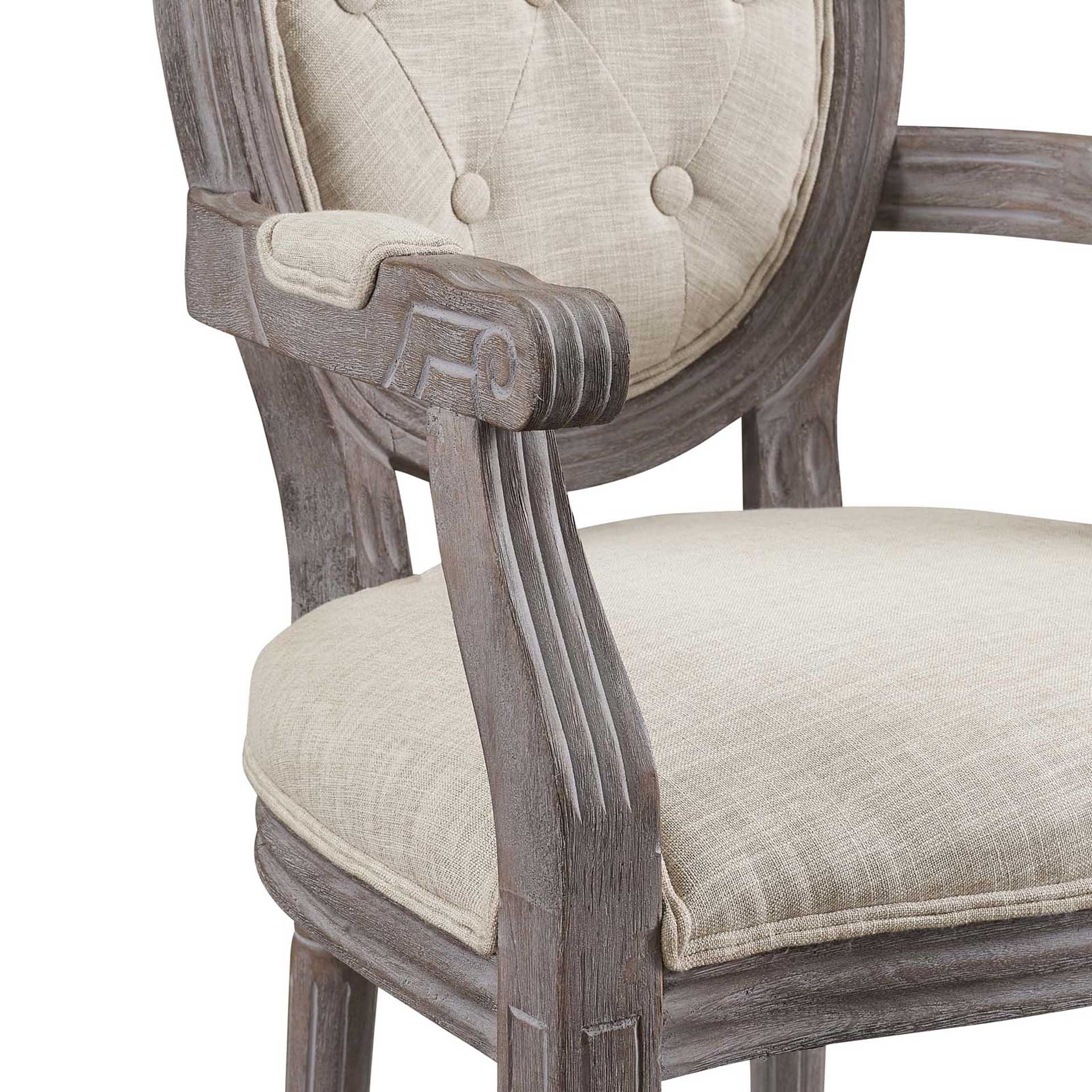 Arturo Dining Armchair Beige - Image 4