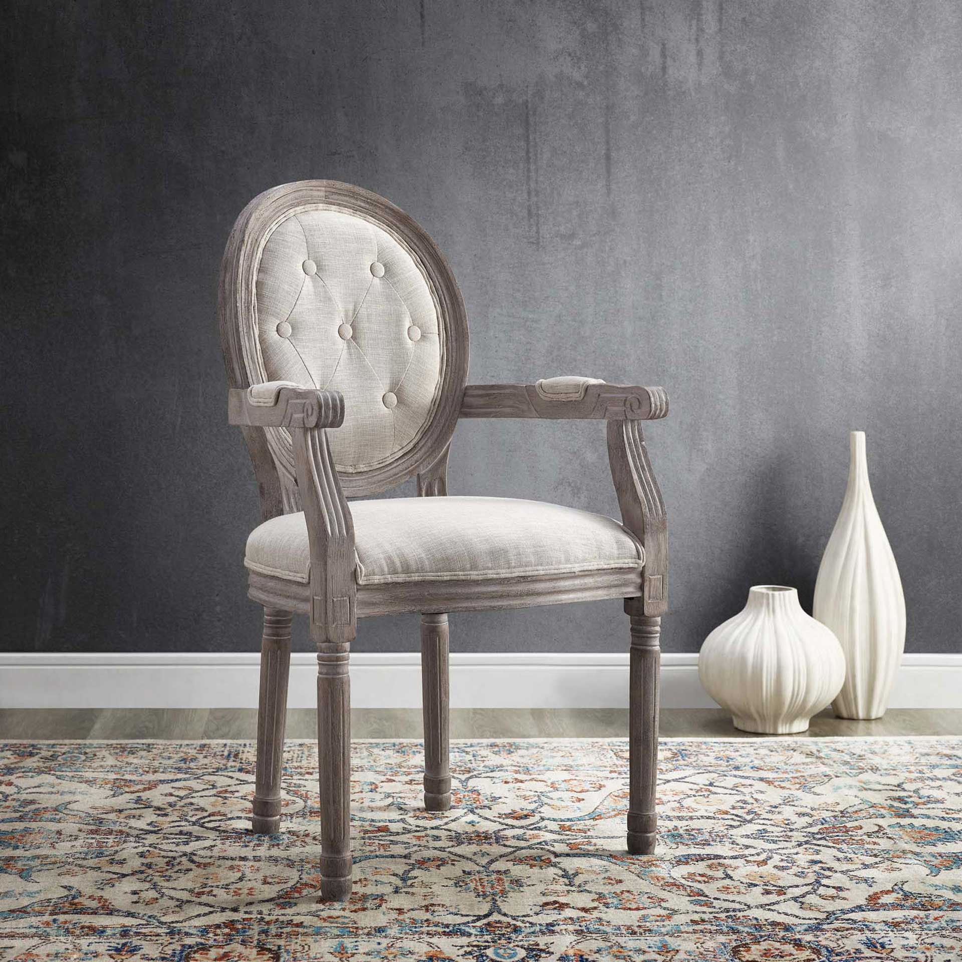 Arturo Dining Armchair Beige - Image 5