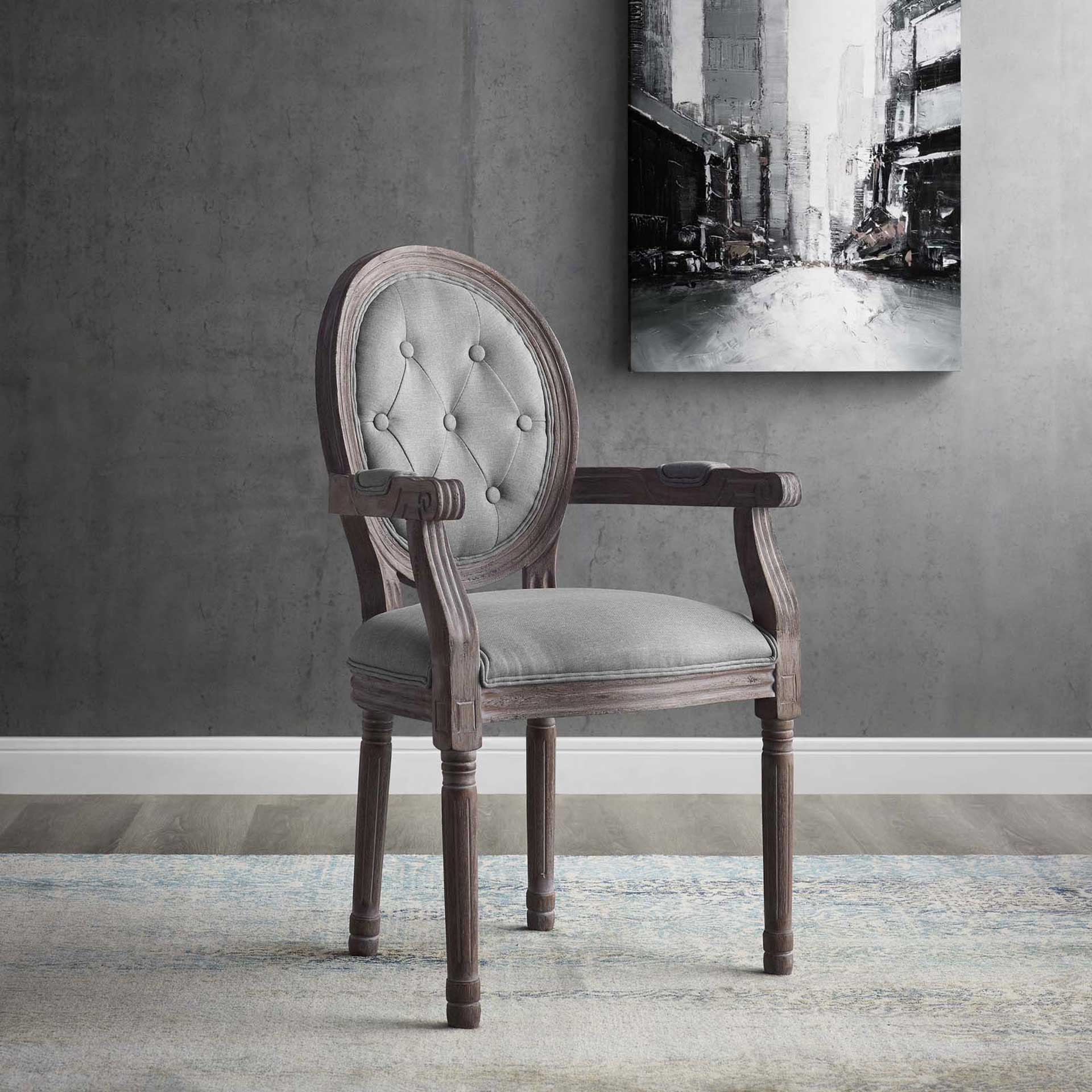 Arturo Dining Armchair Light Gray - Image 5