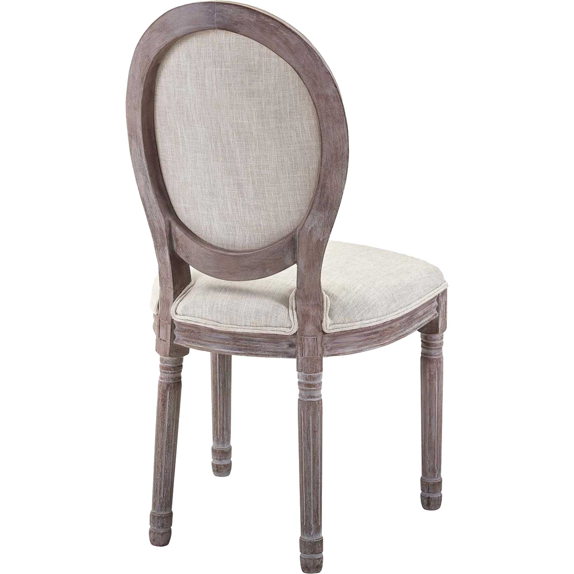 Arturo Fabric Side Chair Beige - Image 3