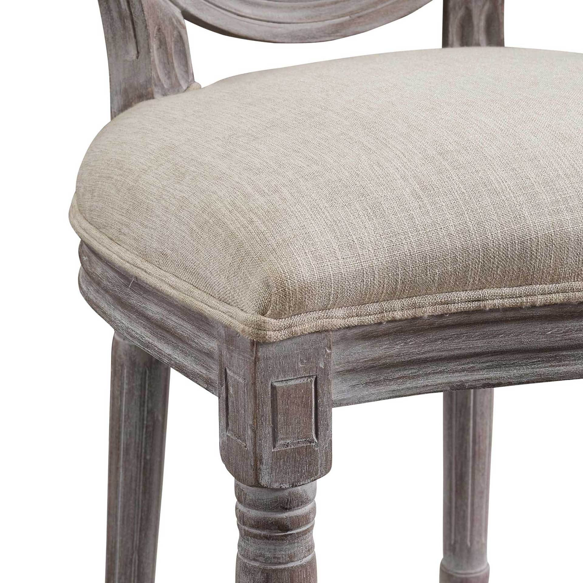 Arturo Fabric Side Chair Beige - Image 4
