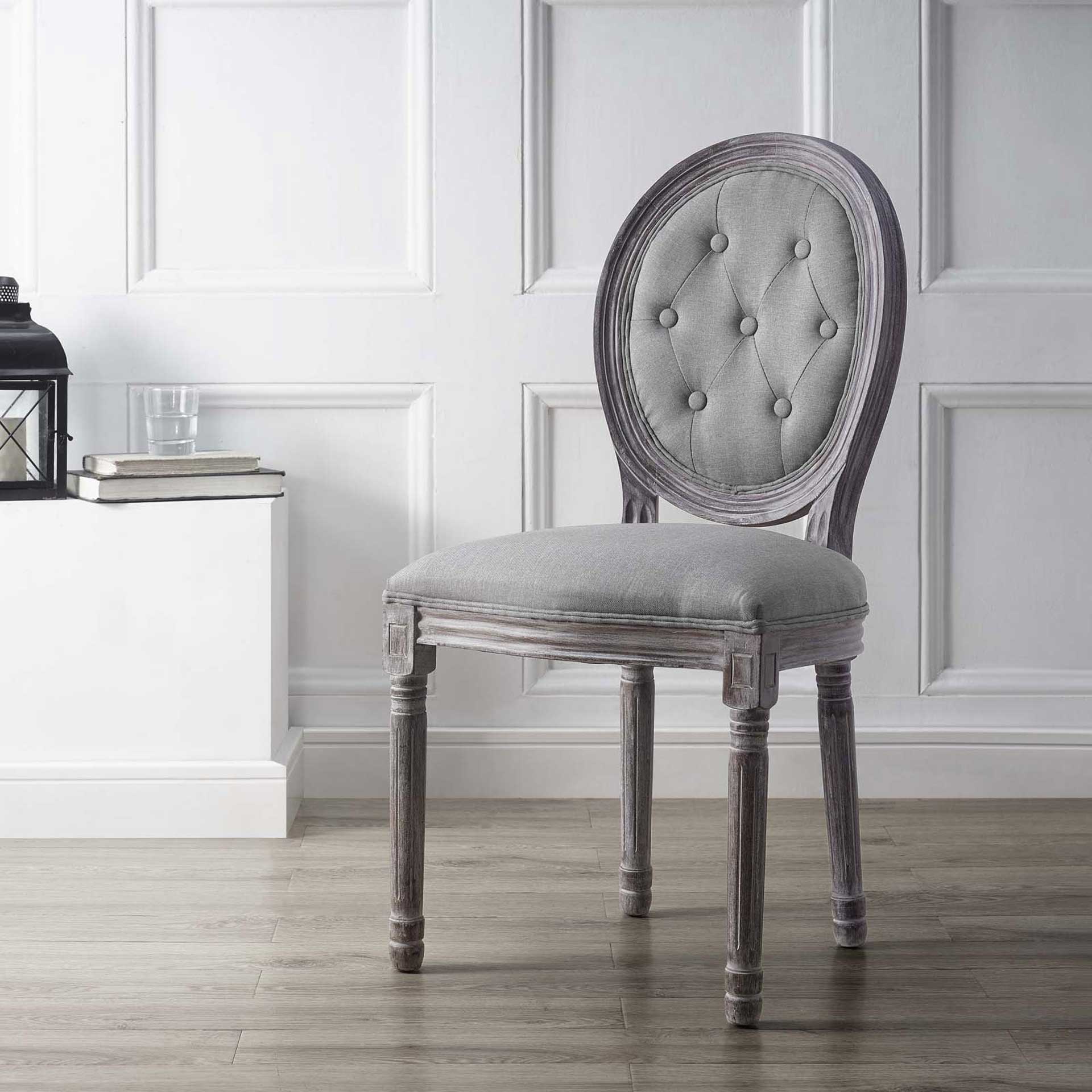 Arturo Fabric Side Chair Light Gray - Image 5