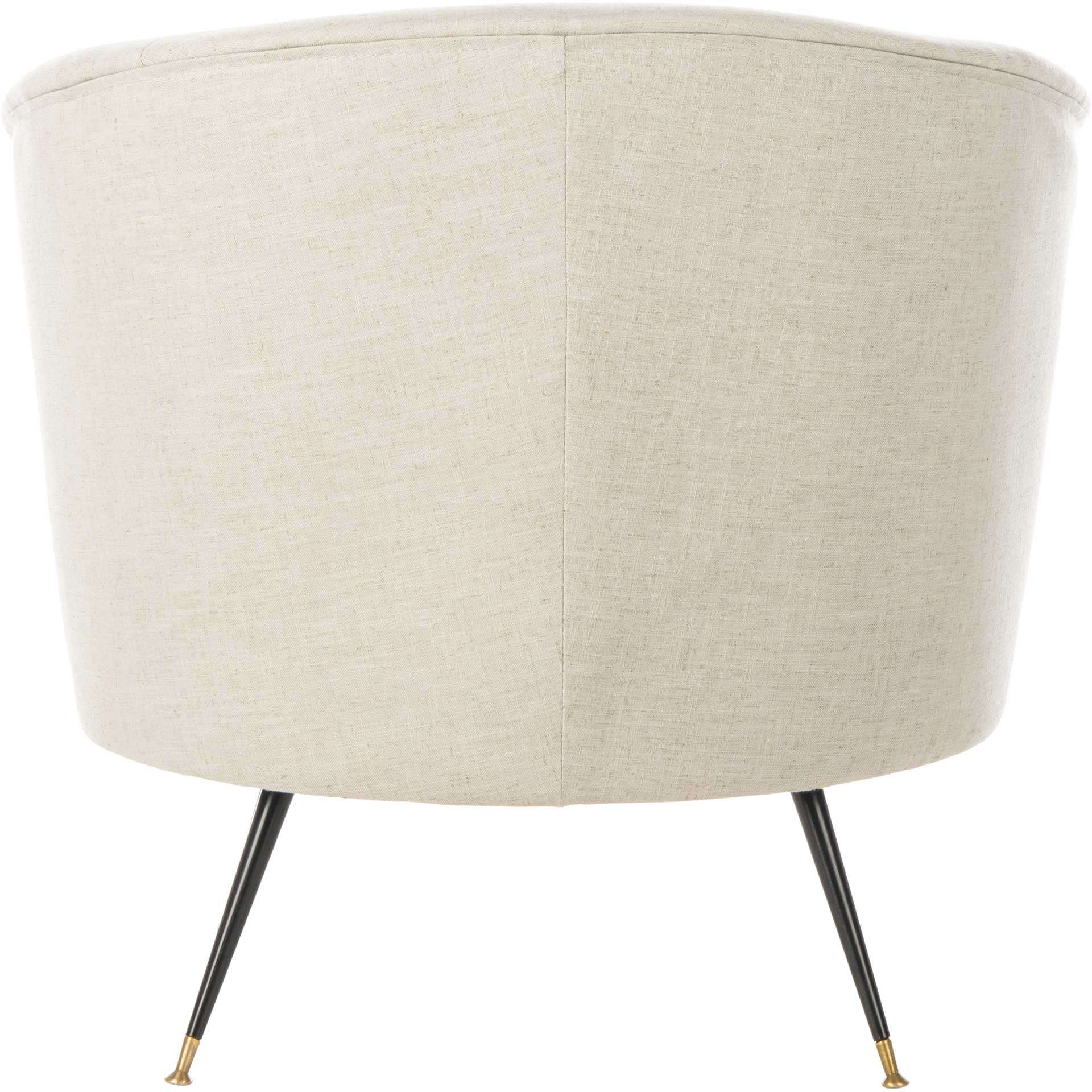 Arwen Velvet Accent Chair Light Gray - Image 4