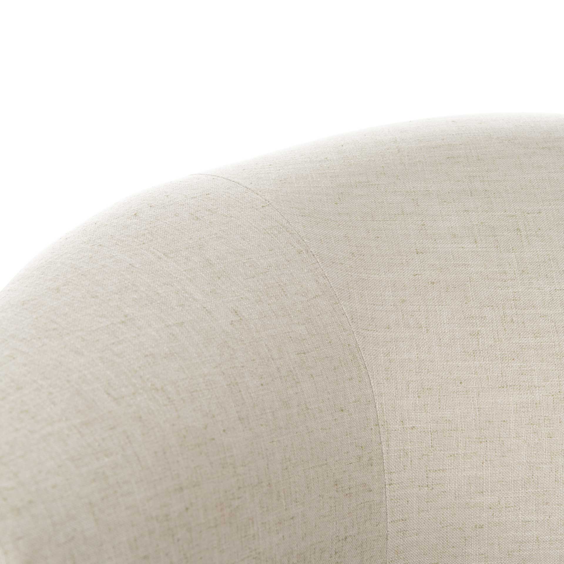 Arwen Velvet Accent Chair Light Gray - Image 7