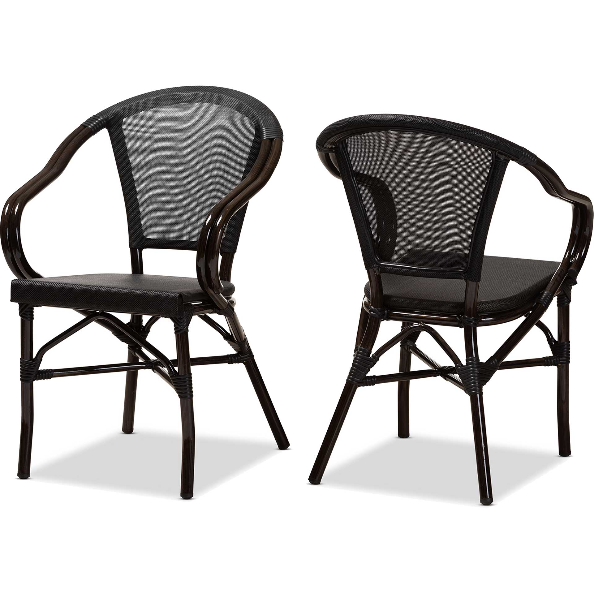 Arya Dining Chair Black (Set of 2) - Image 2
