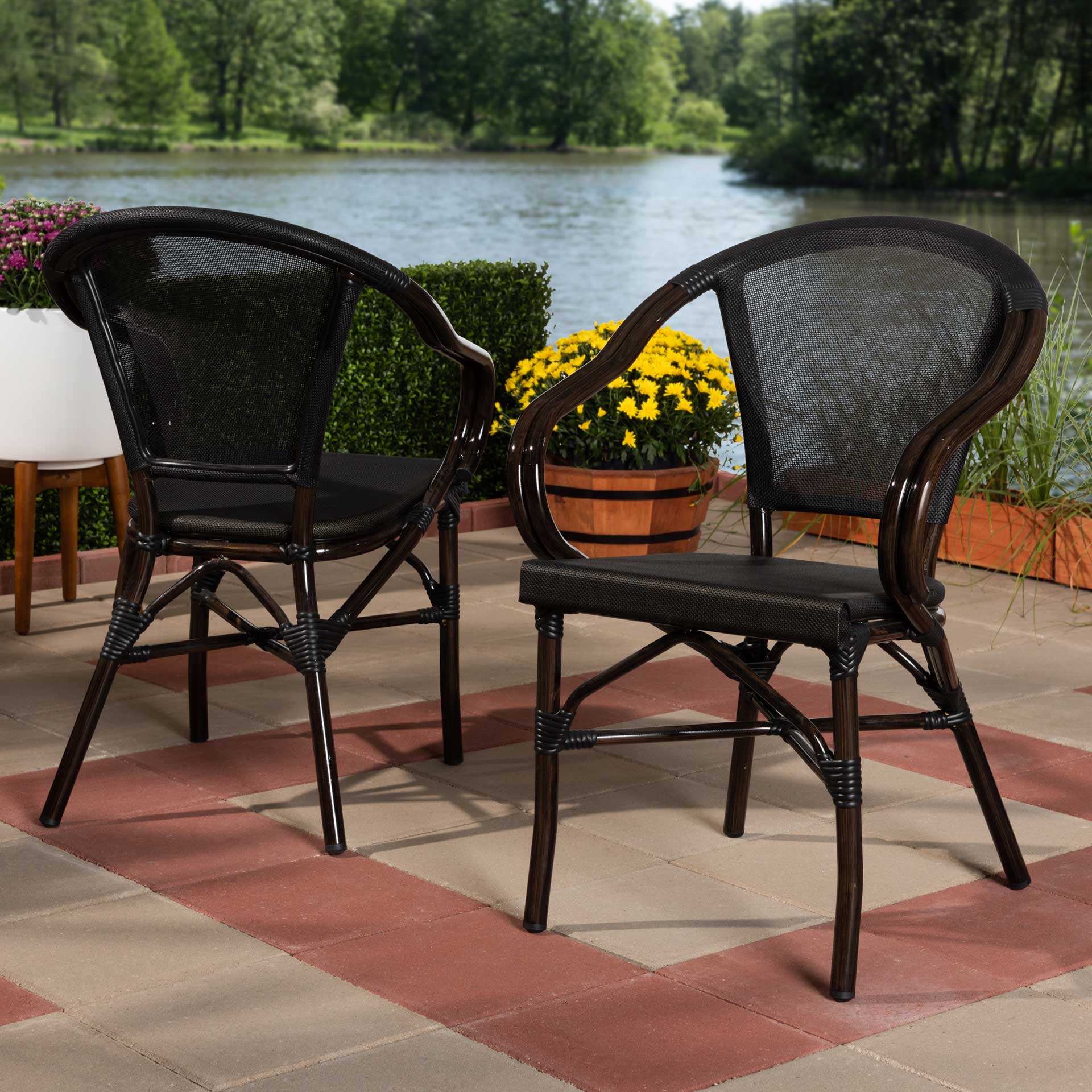 Arya Dining Chair Black (Set of 2) - Image 8