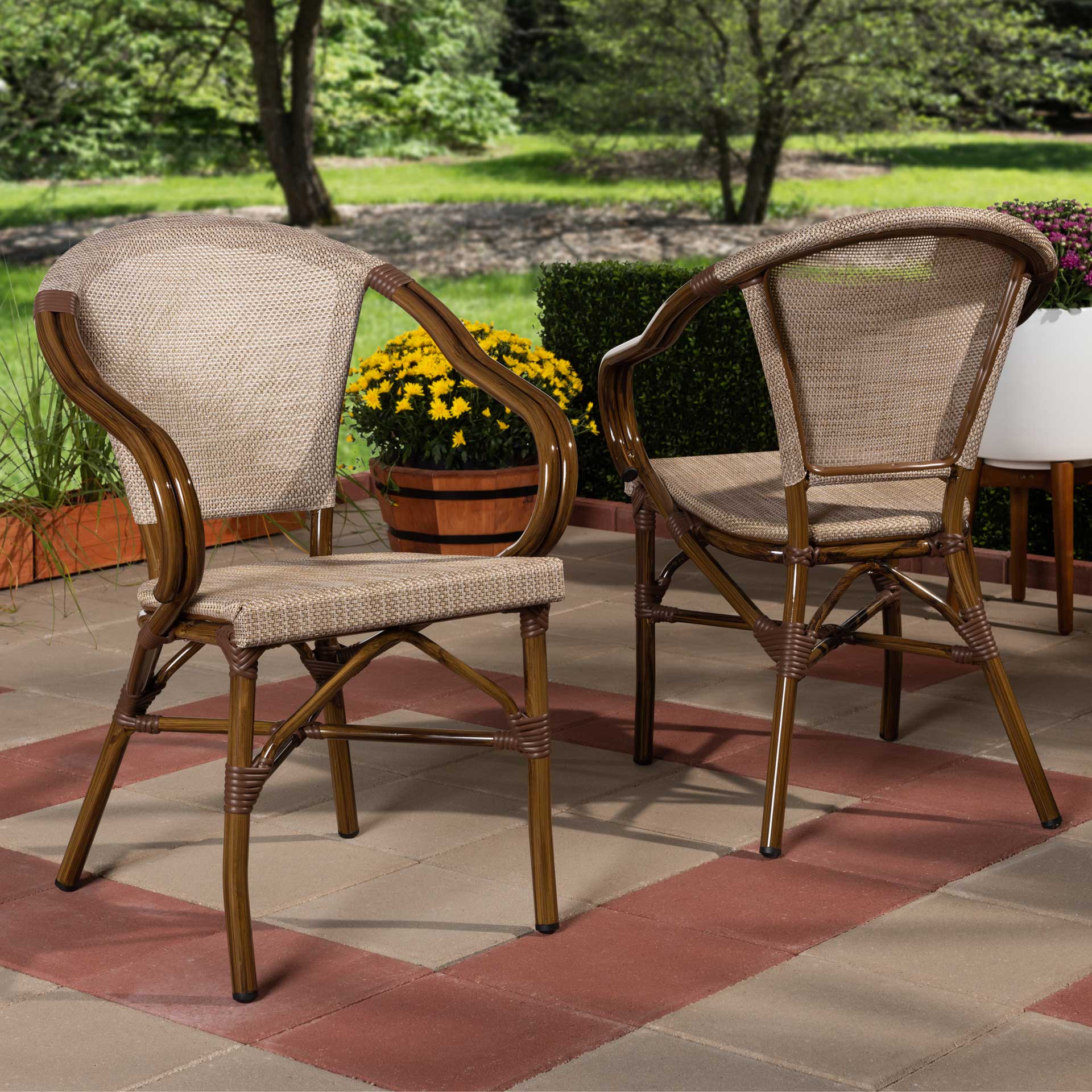 Arya Dining Chair Gray (Set of 2) - Image 8